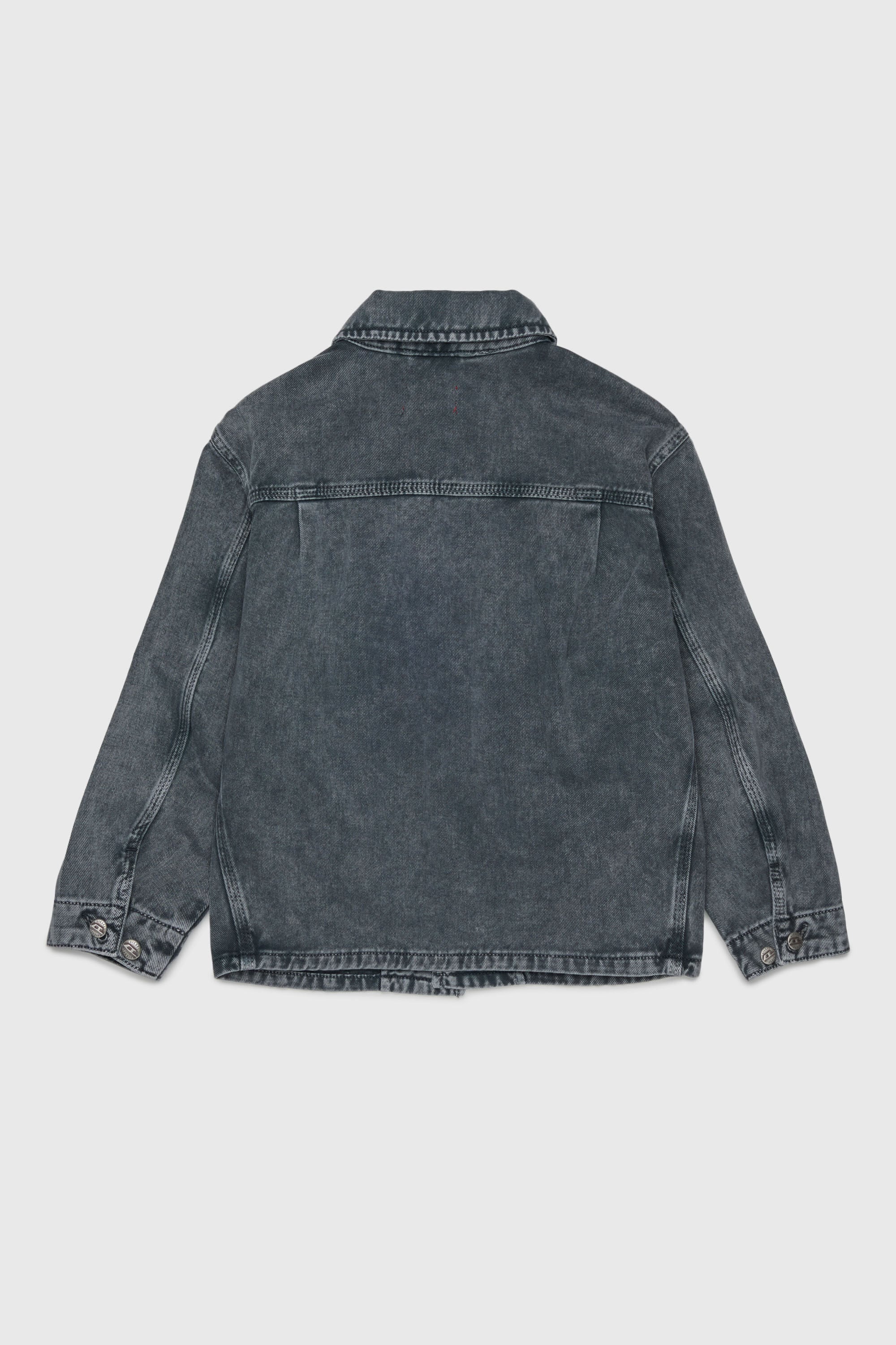 Diesel - JSTACK, Herren Arbeitshemdjacke im Workwear-Stil in Dunkelgrau - 2
