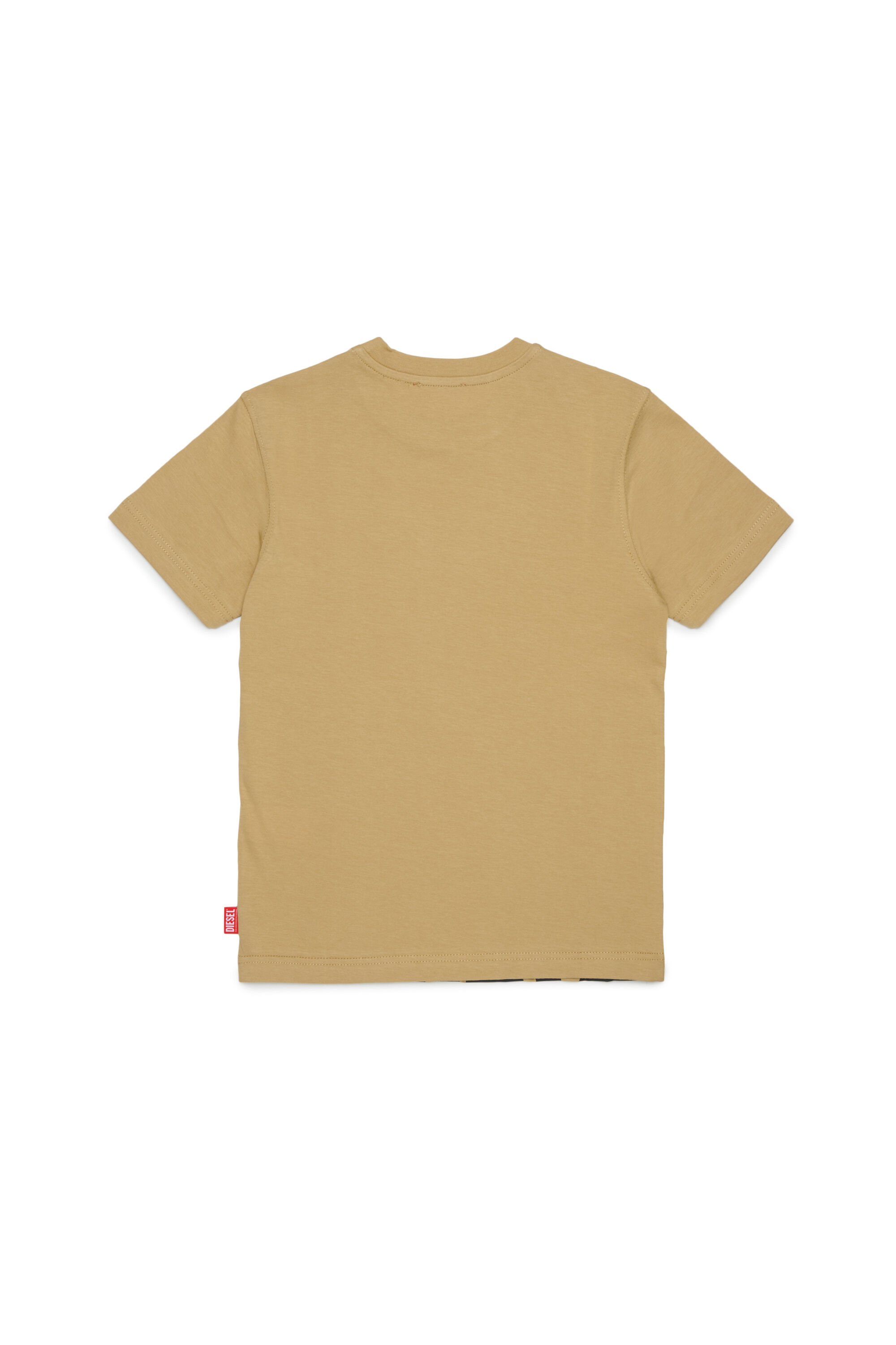 Diesel - TPRES, Herren T-Shirt mit abgeschnittenem Logo in Braun - 2