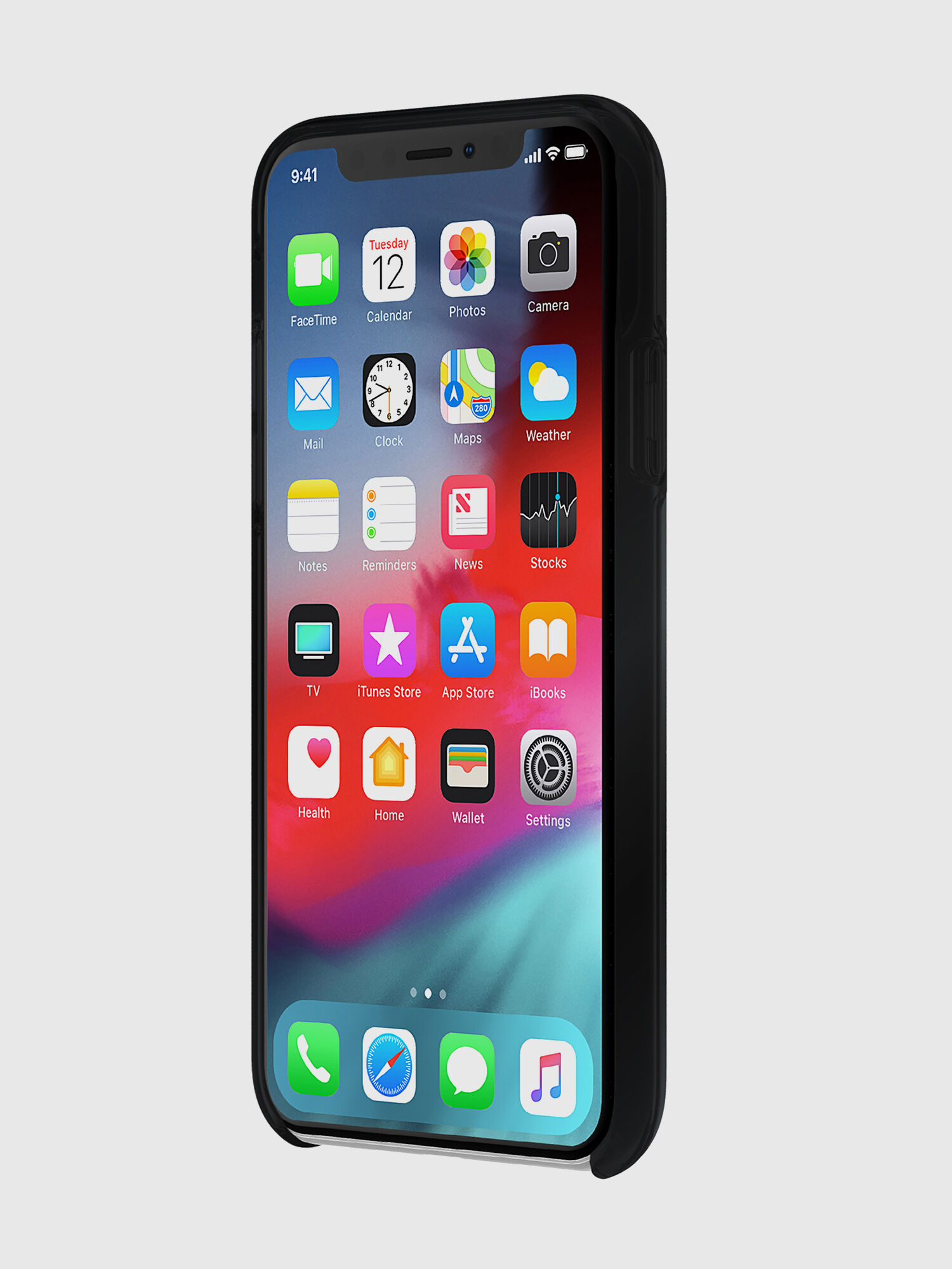 Diesel - DIESEL PRINTED CO-MOLD CASE FOR IPHONE XS MAX, Unisex Logo Schutzhülle, iPhone XS Max in Schwarz - 3