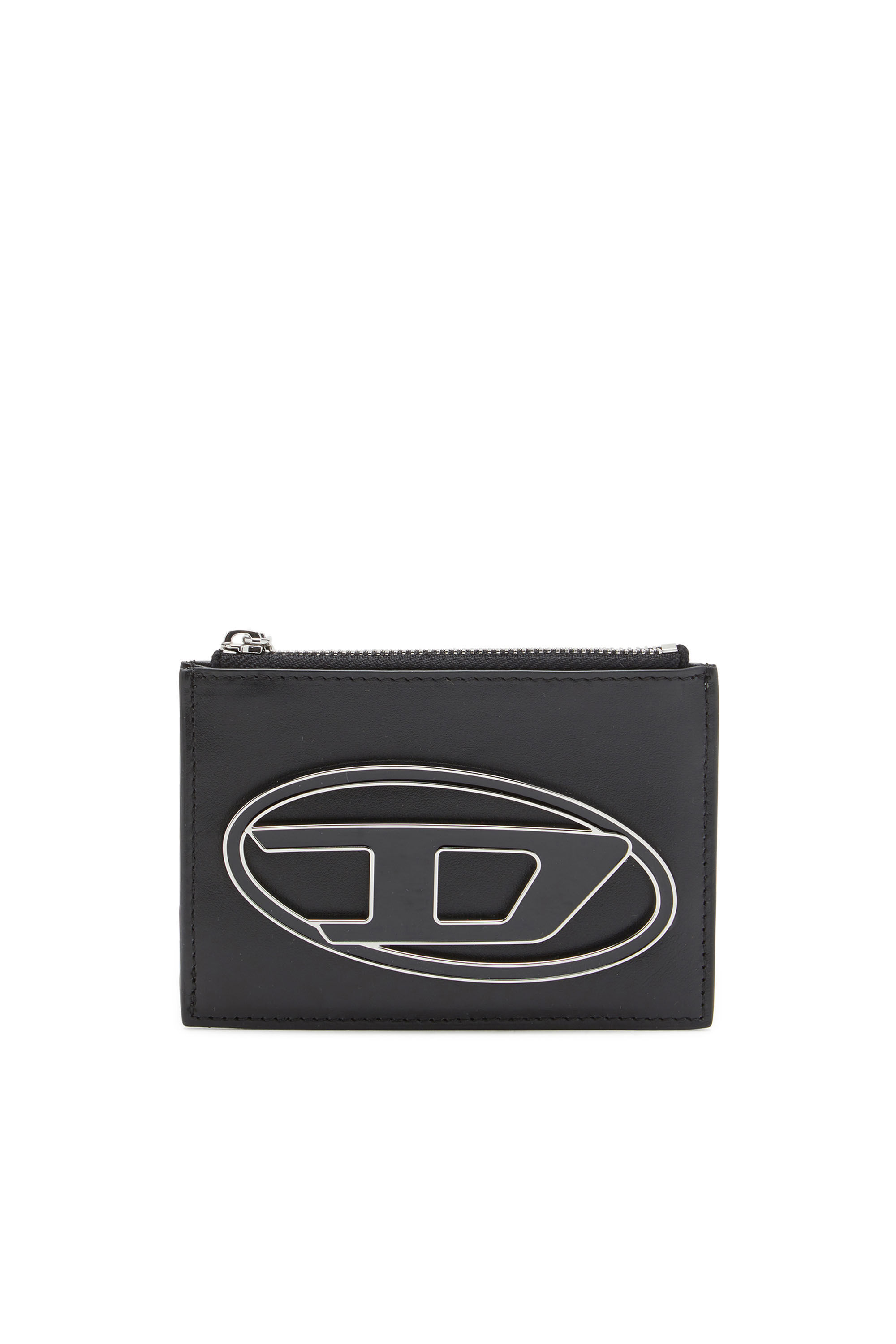 Diesel - 1DR CARD HOLDER I, Damen Kartenetui aus Leder in Schwarz - 1