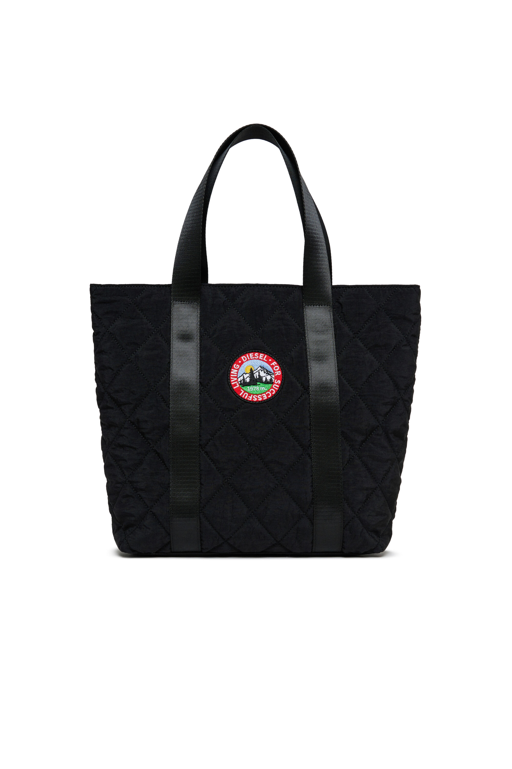 Diesel - WMONTY, Damen WMONTY - Tote bag aus gestepptem Nylon in Schwarz - 1