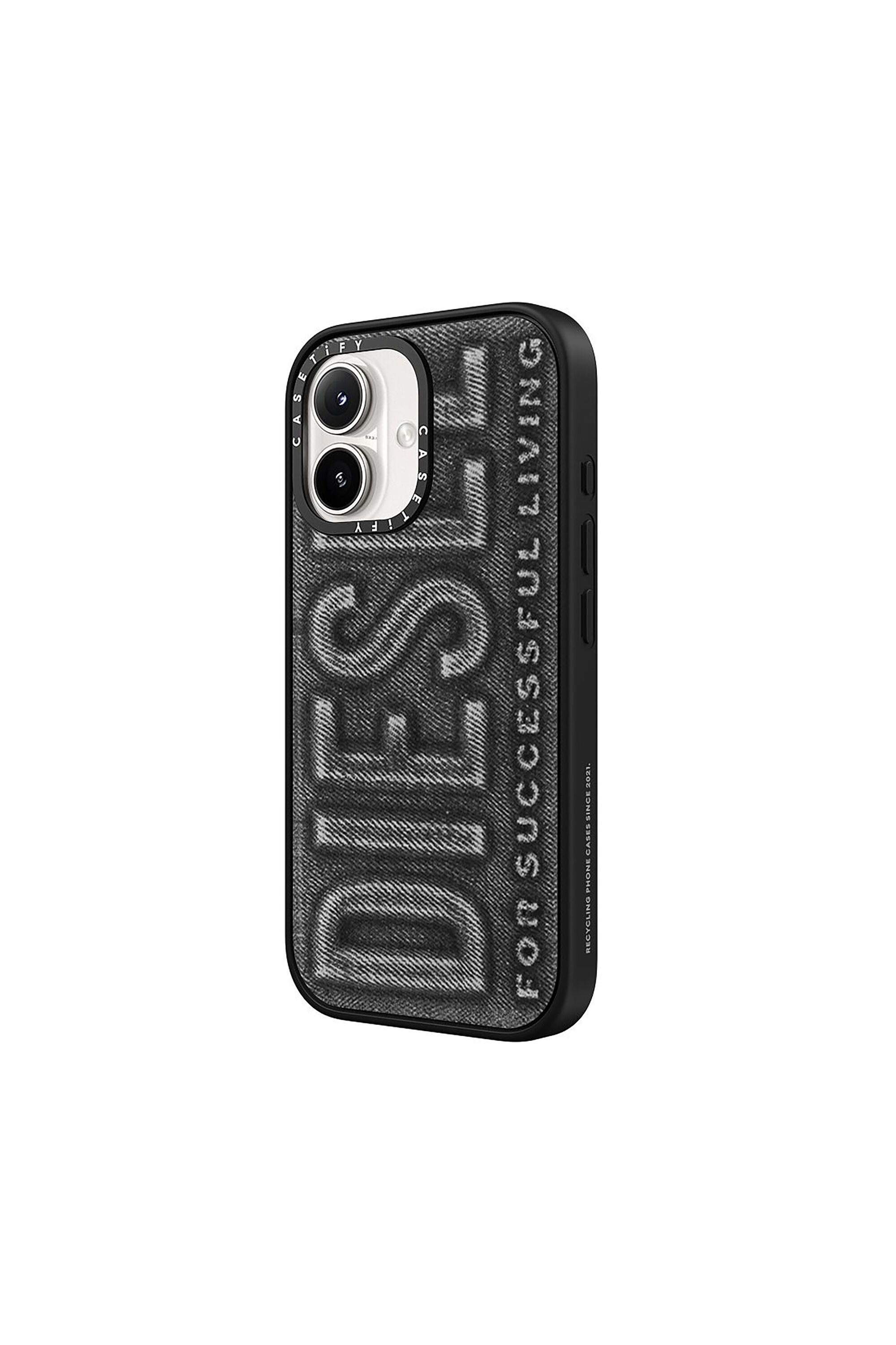 Women's Biscotto impact case for iPhone 16 | Black | Diesel
