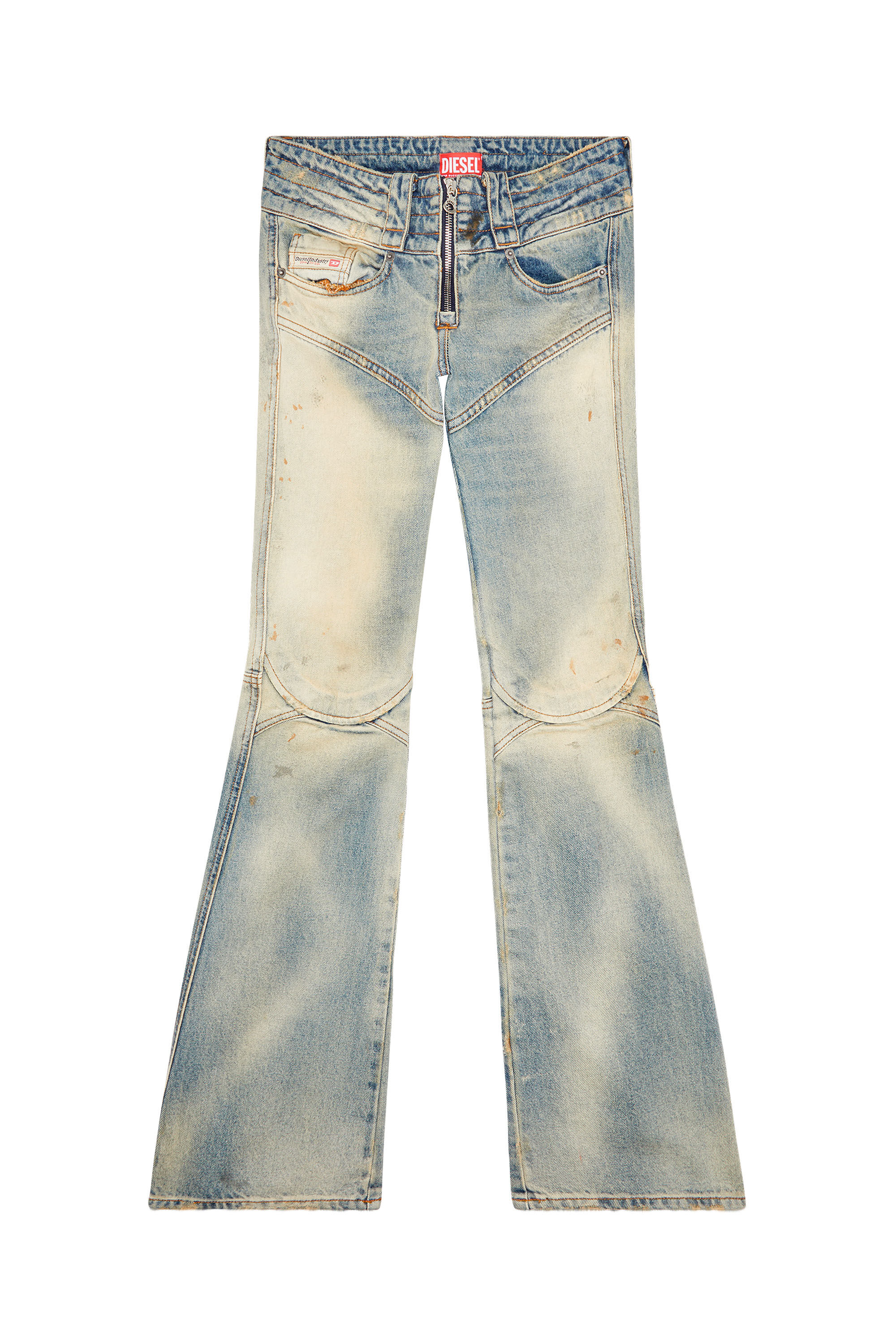 Diesel - Belthy 0ENAF Bootcut and Flare Jeans, Hellblau - Image 2