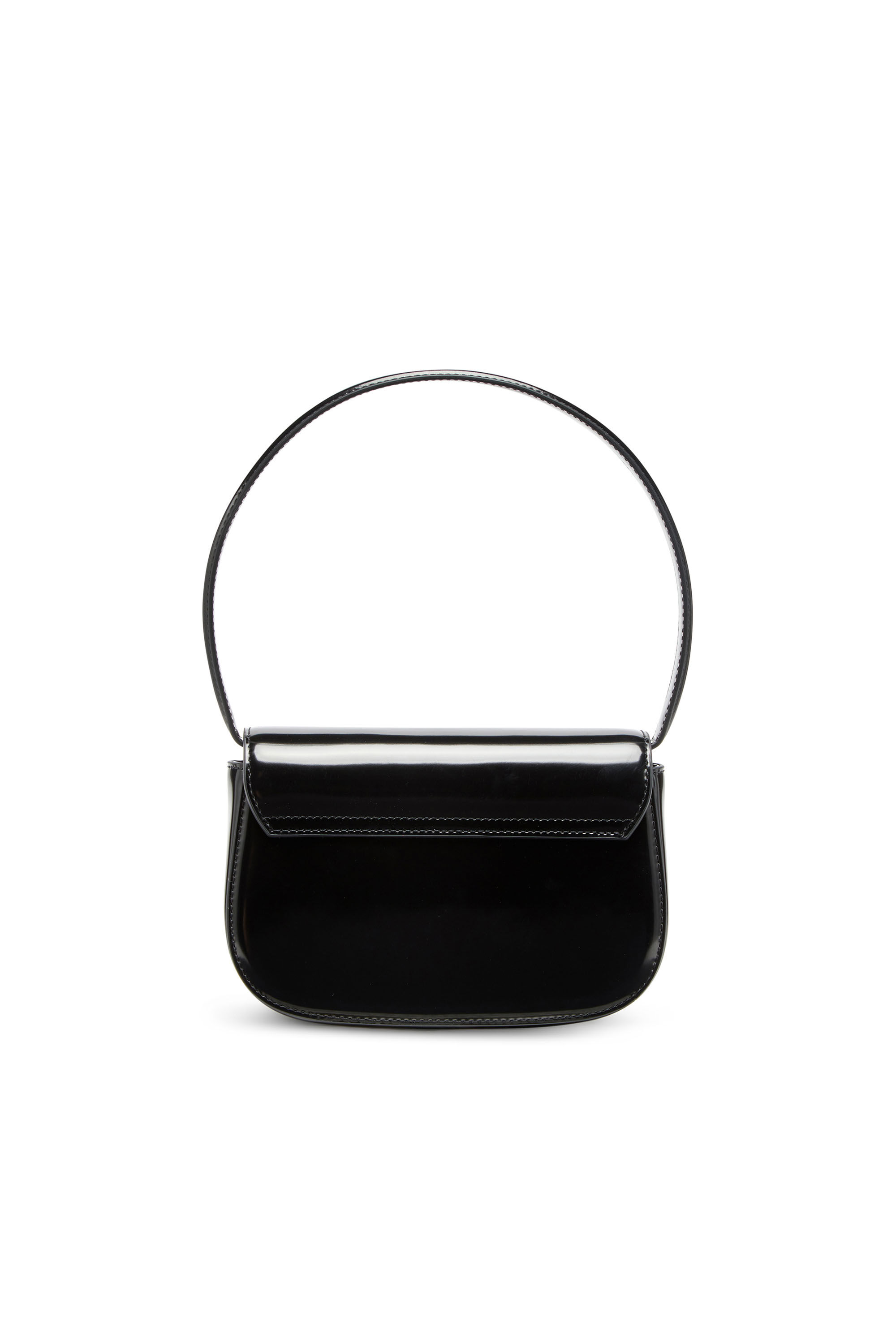 Diesel - 1DR, Woman 1DR-Iconic shoulder bag in mirrored leather in Black - Image 3