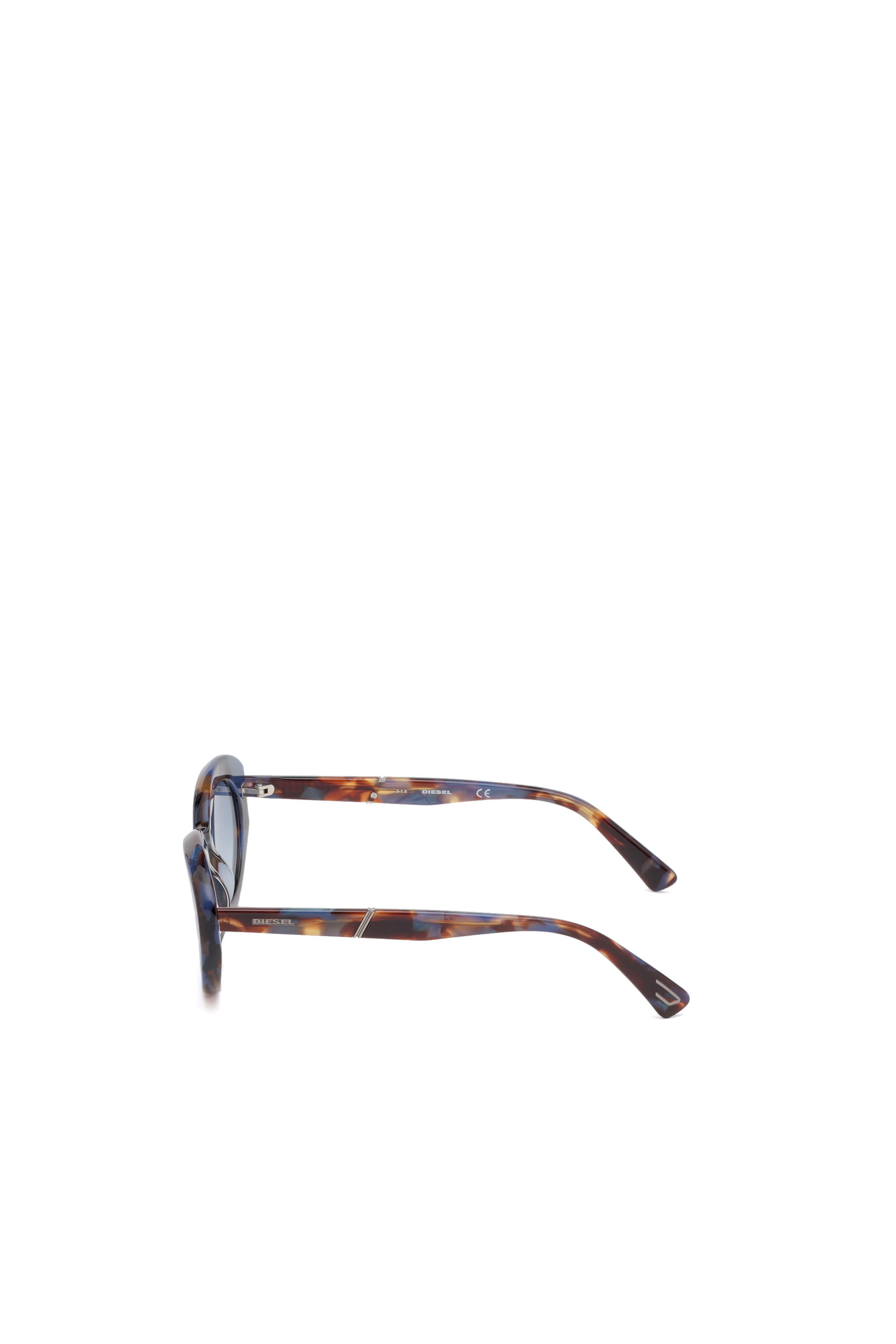 Diesel - DL0281, Damen Sonnenbrille aus acetat mit ovalen gläsern in Bunt - 4