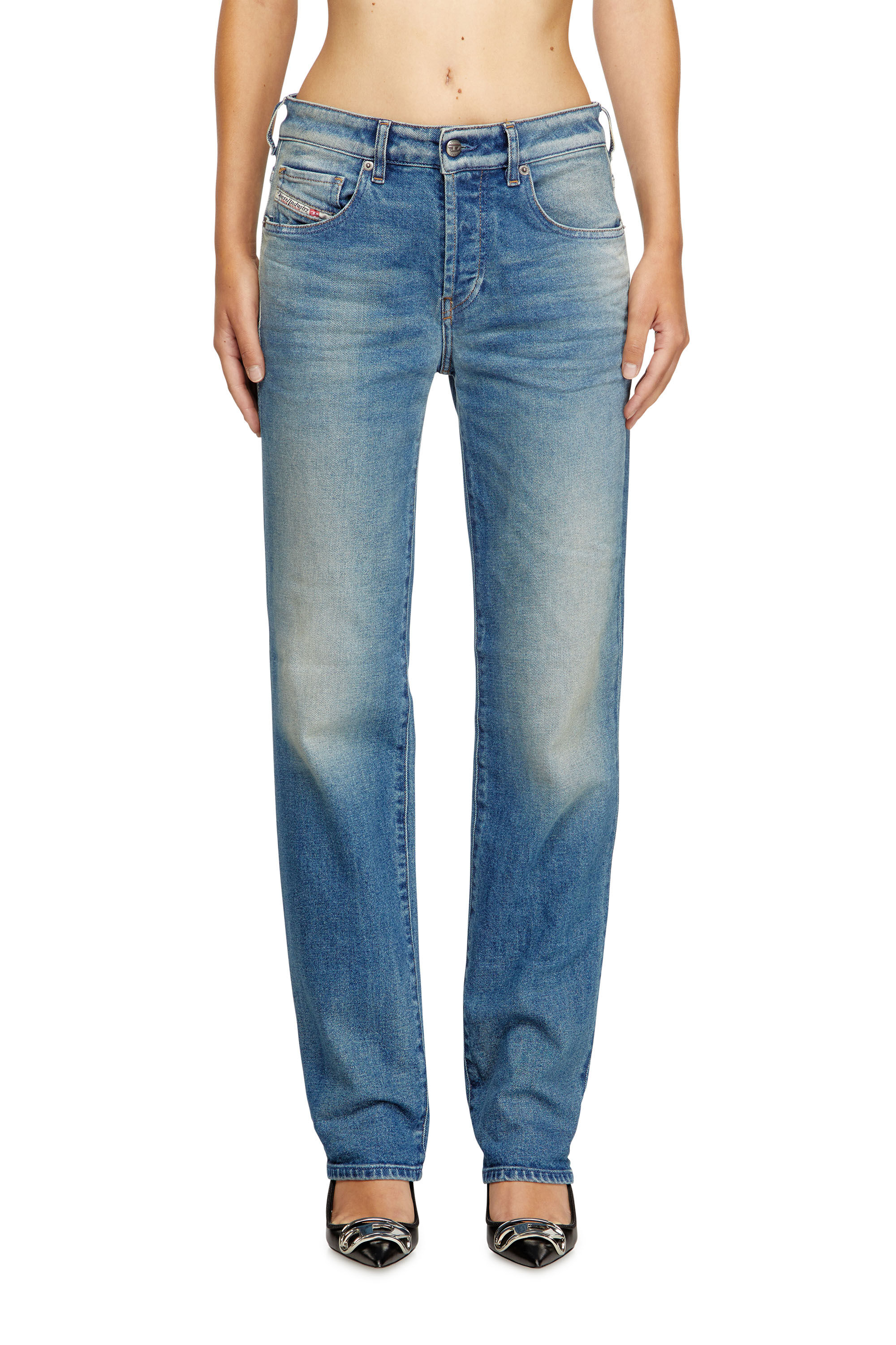 Diesel - Damen Regular Jeans 1989 D-Mine 09M14, Mittelblau - 2
