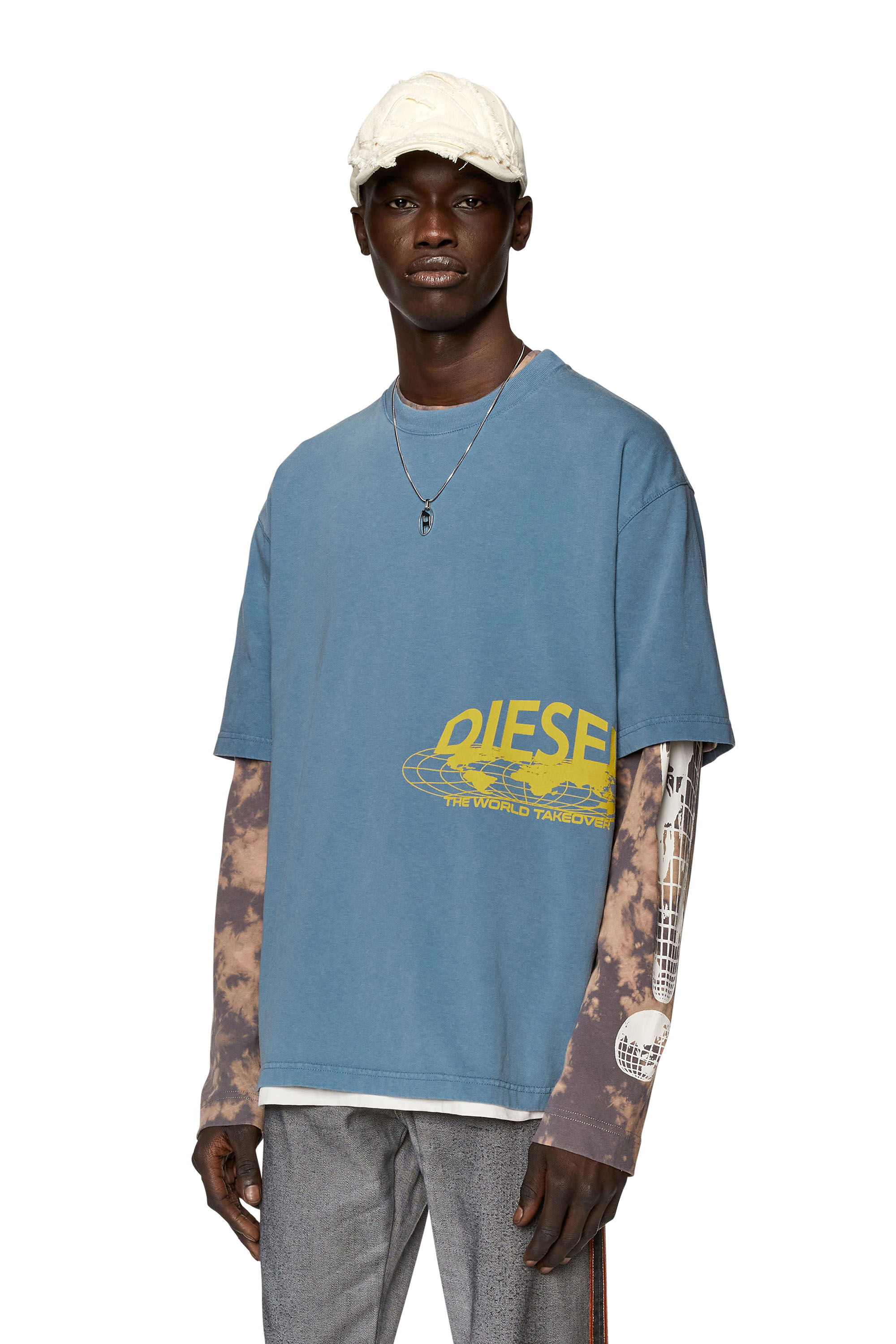 Diesel - T-WASH-L5, Blau - Image 3