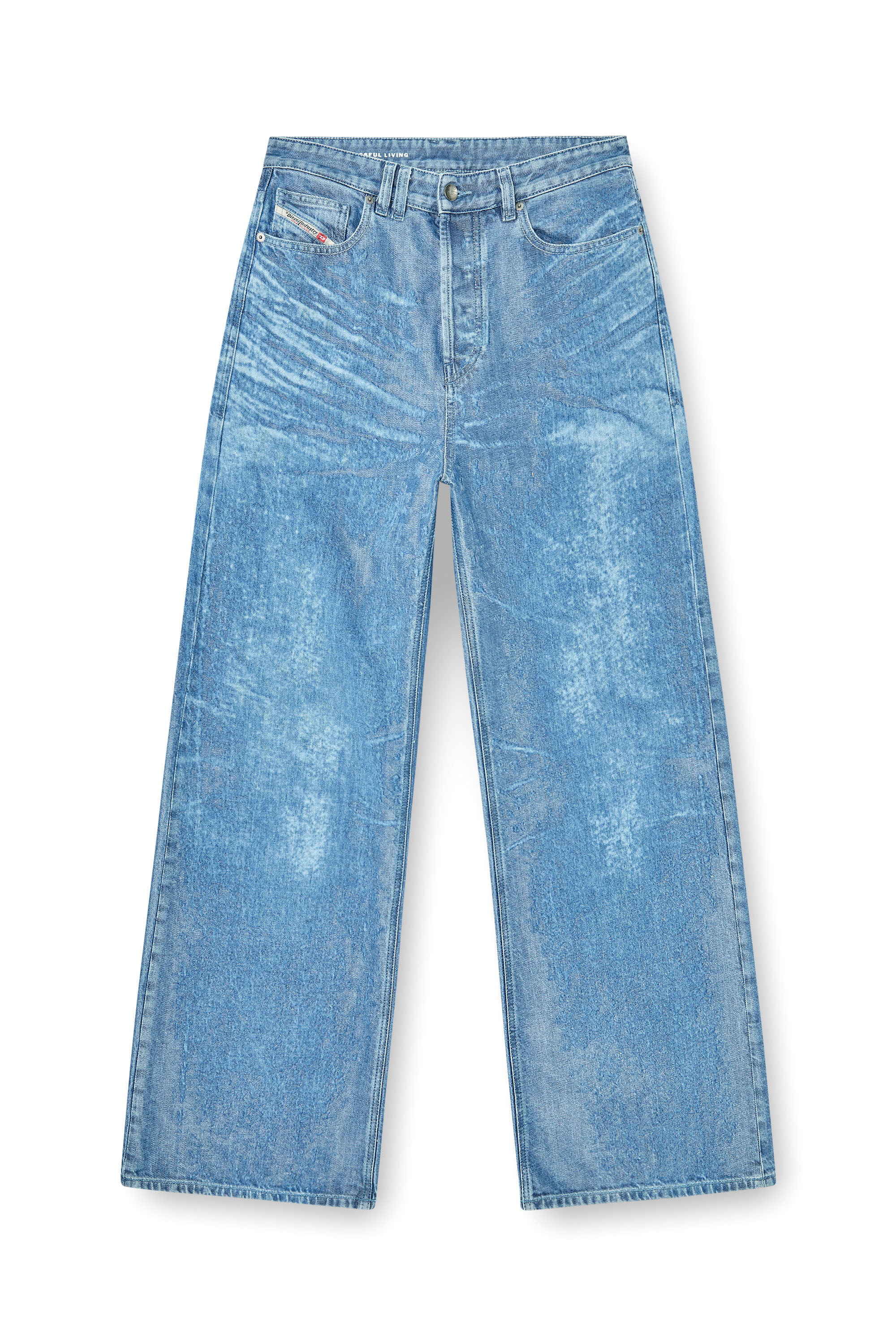 Diesel - Damen Relaxed Jeans 1996 D-Sire 09P23, Hellblau - 2