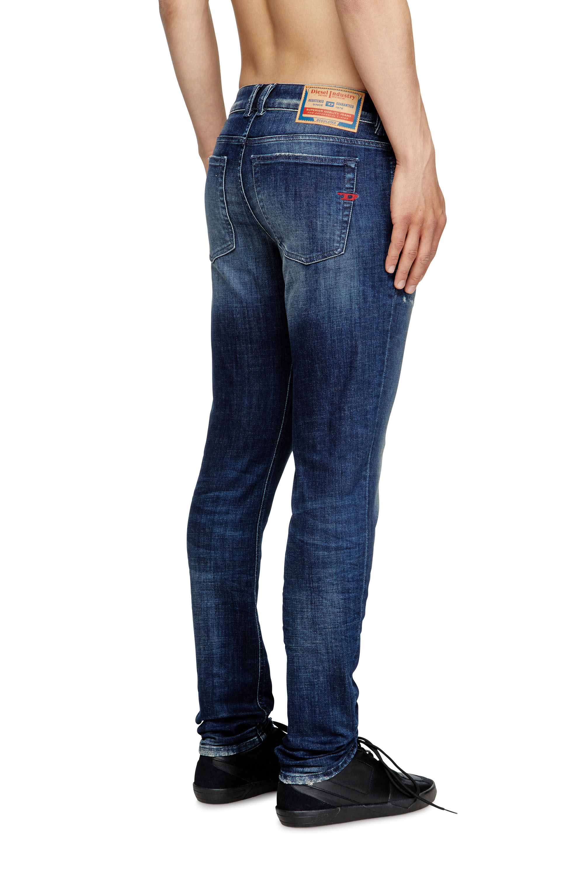 Diesel - Herren Skinny Jeans 1979 Sleenker 09L97, Dunkelblau - 4