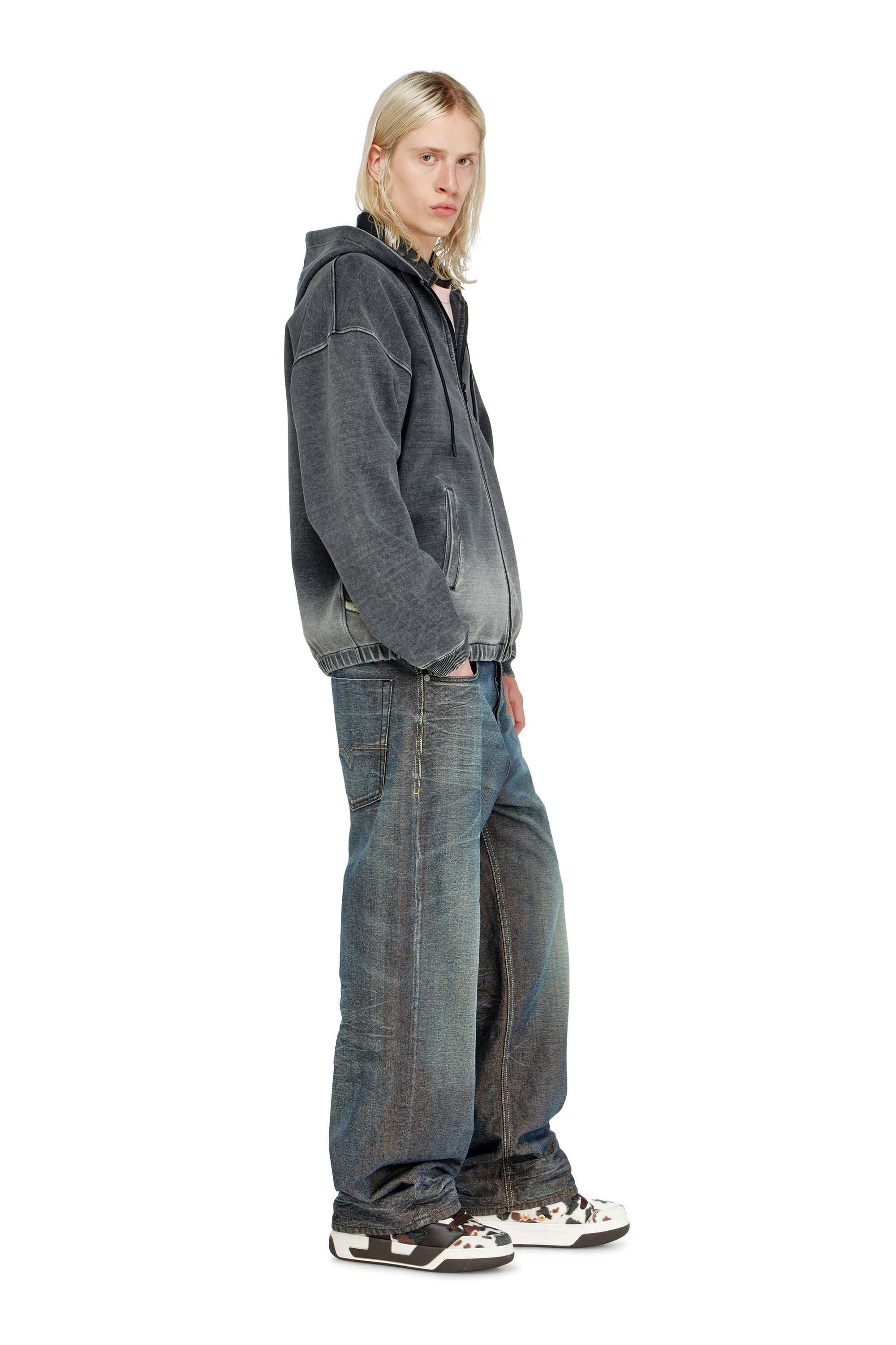 Diesel - Unisex Relaxed Jeans 1997 D-Enim-M 007EM, Dunkelblau - 2