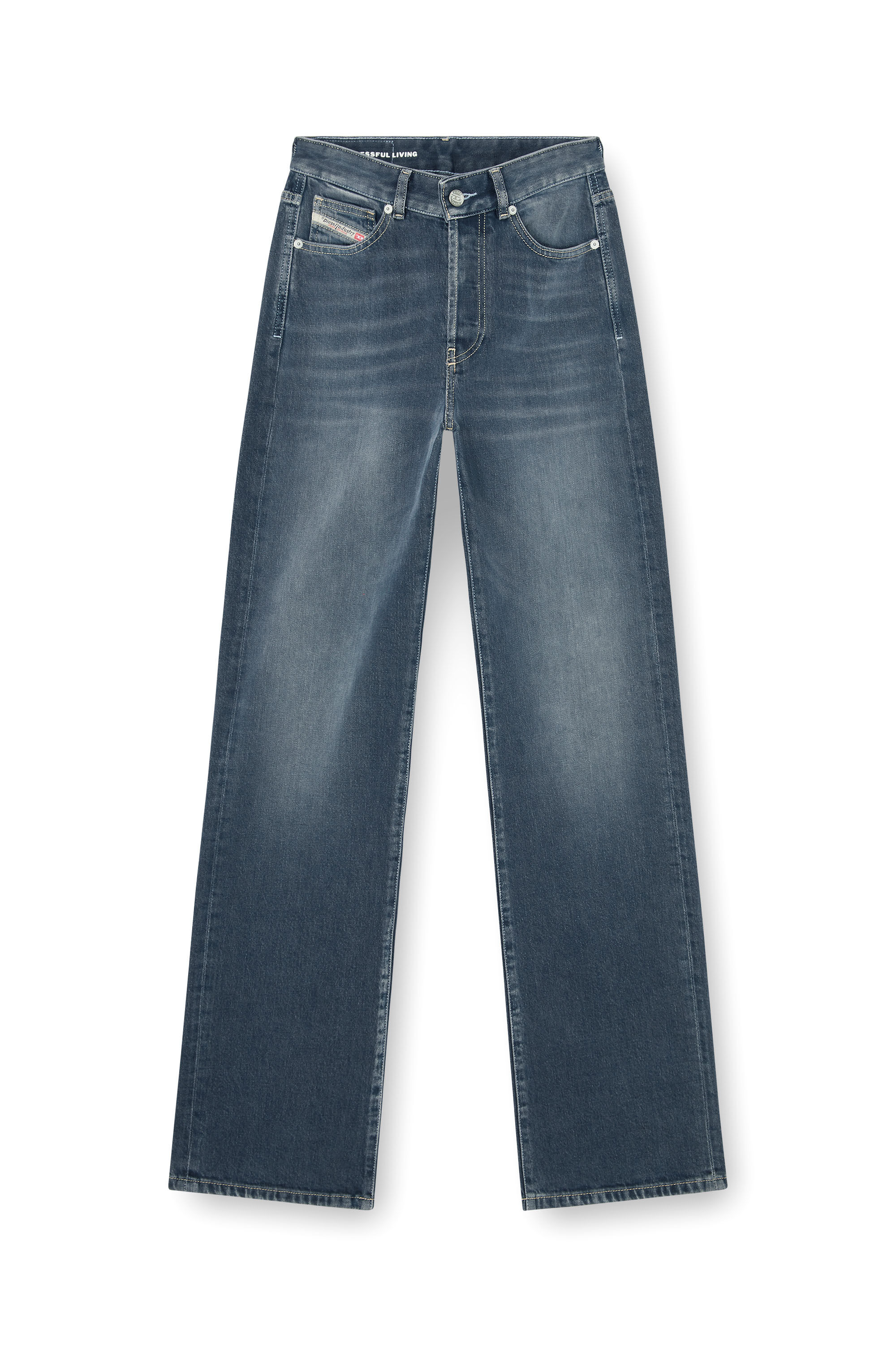 Diesel - Woman's Regular Jeans 1971 D-Sent 007EI, Dark Blue - 6