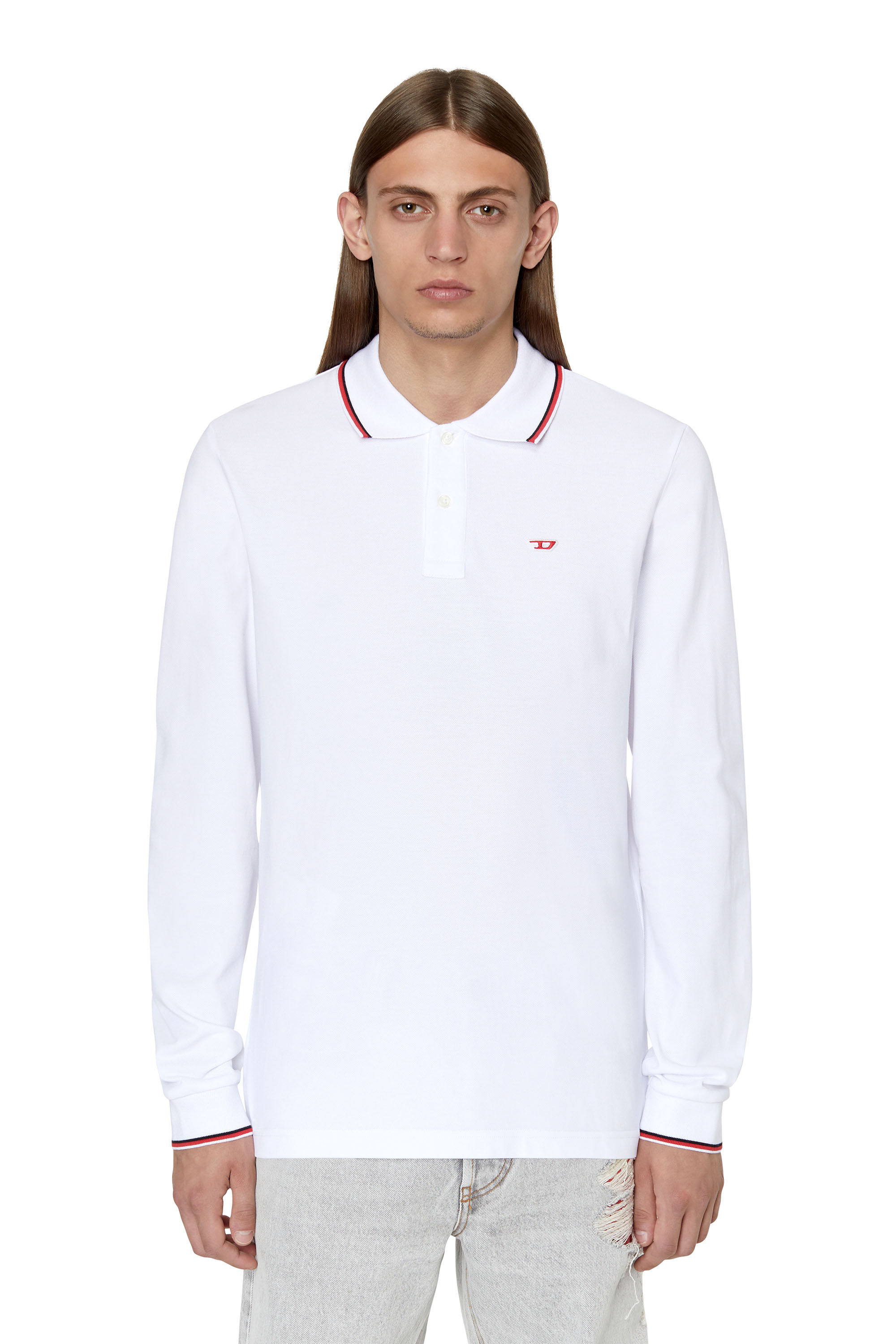 Diesel - T-SMITH-LS-D, Weiß - Image 3
