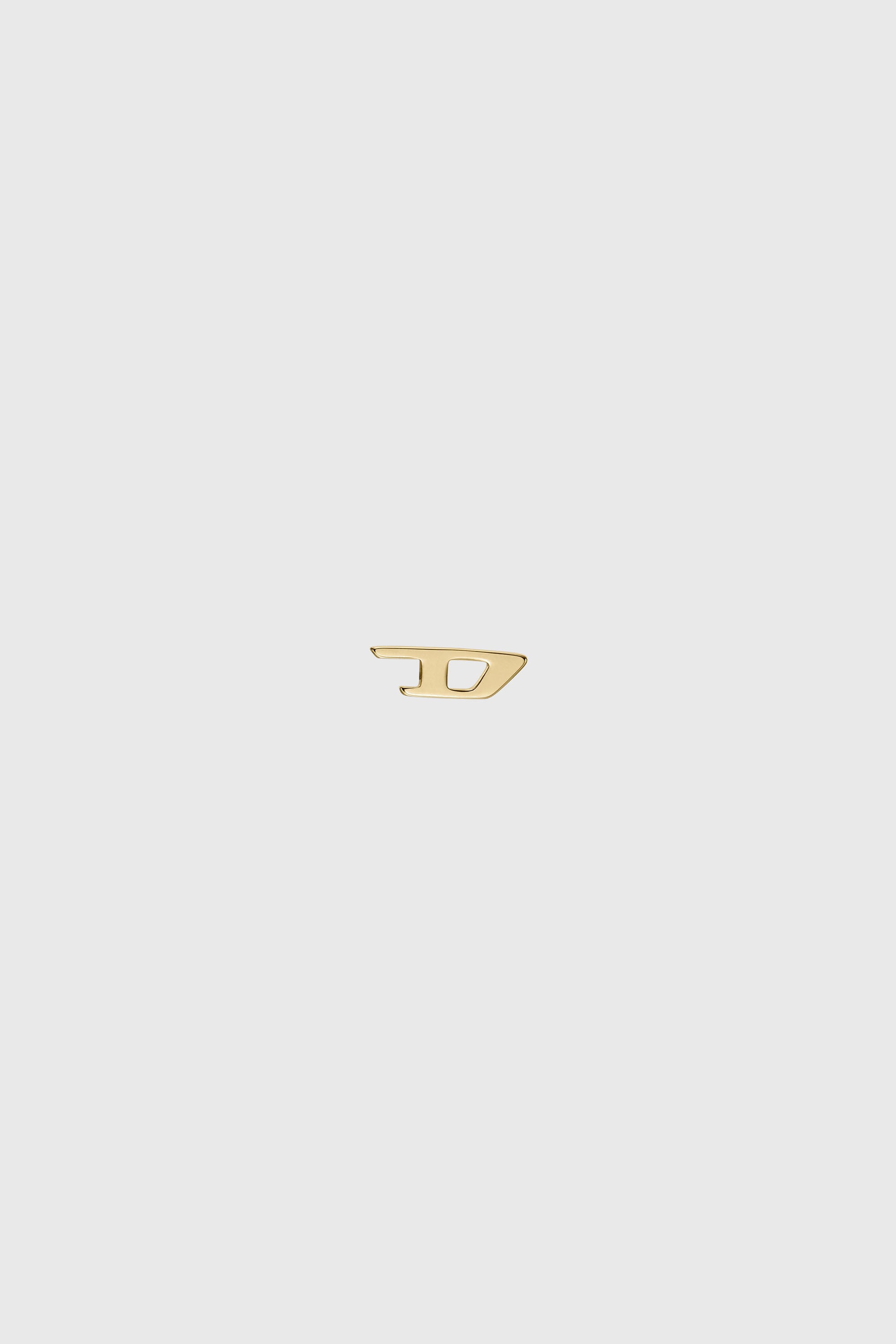 Diesel - DX1520, Unisex Ohrstecker aus goldfarbenem Edelstahl in Gold - 2