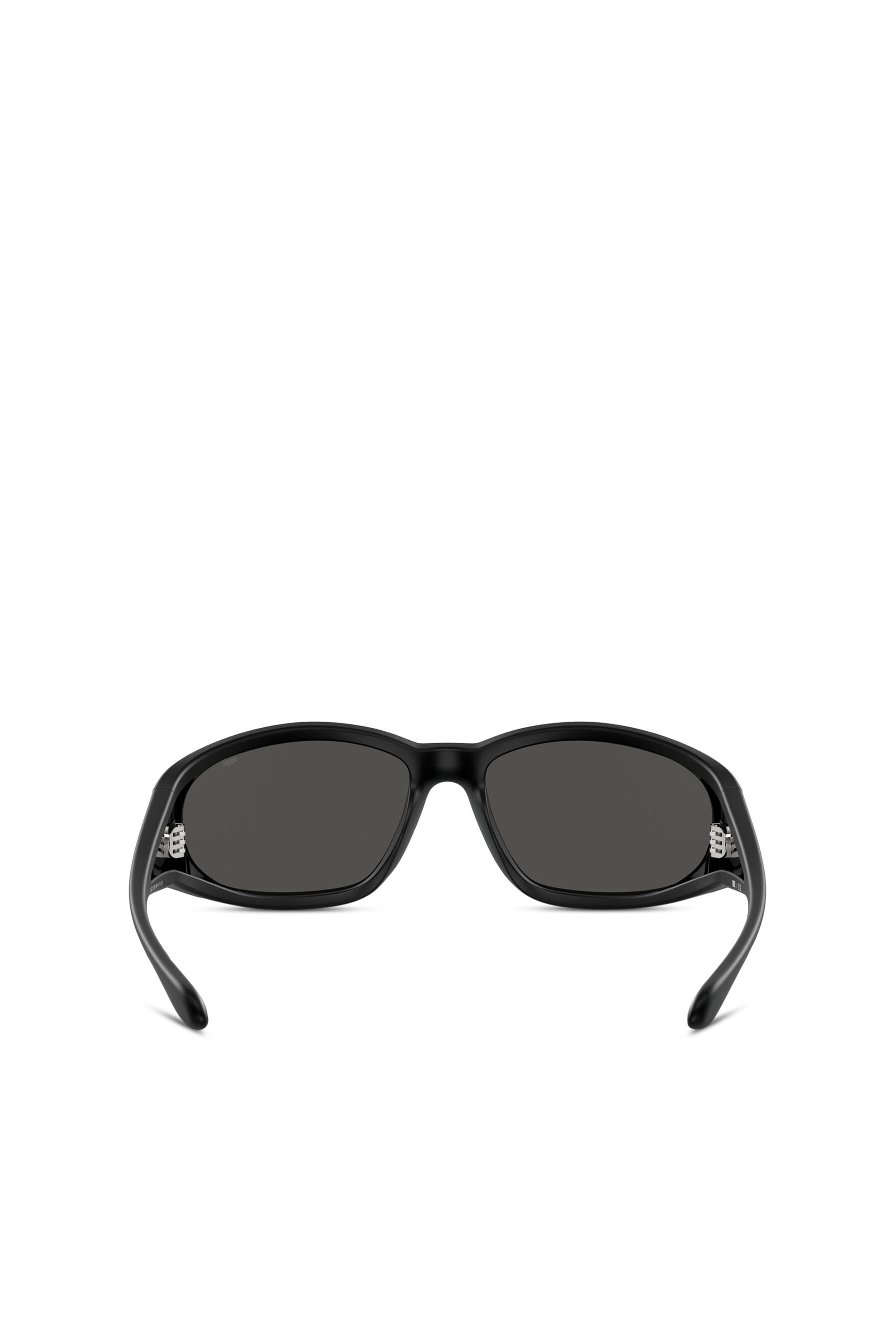 Diesel - 0DL3002, Unisex Sonnenbrille aus acetat mit rechteckigen gläsern in Schwarz - 3