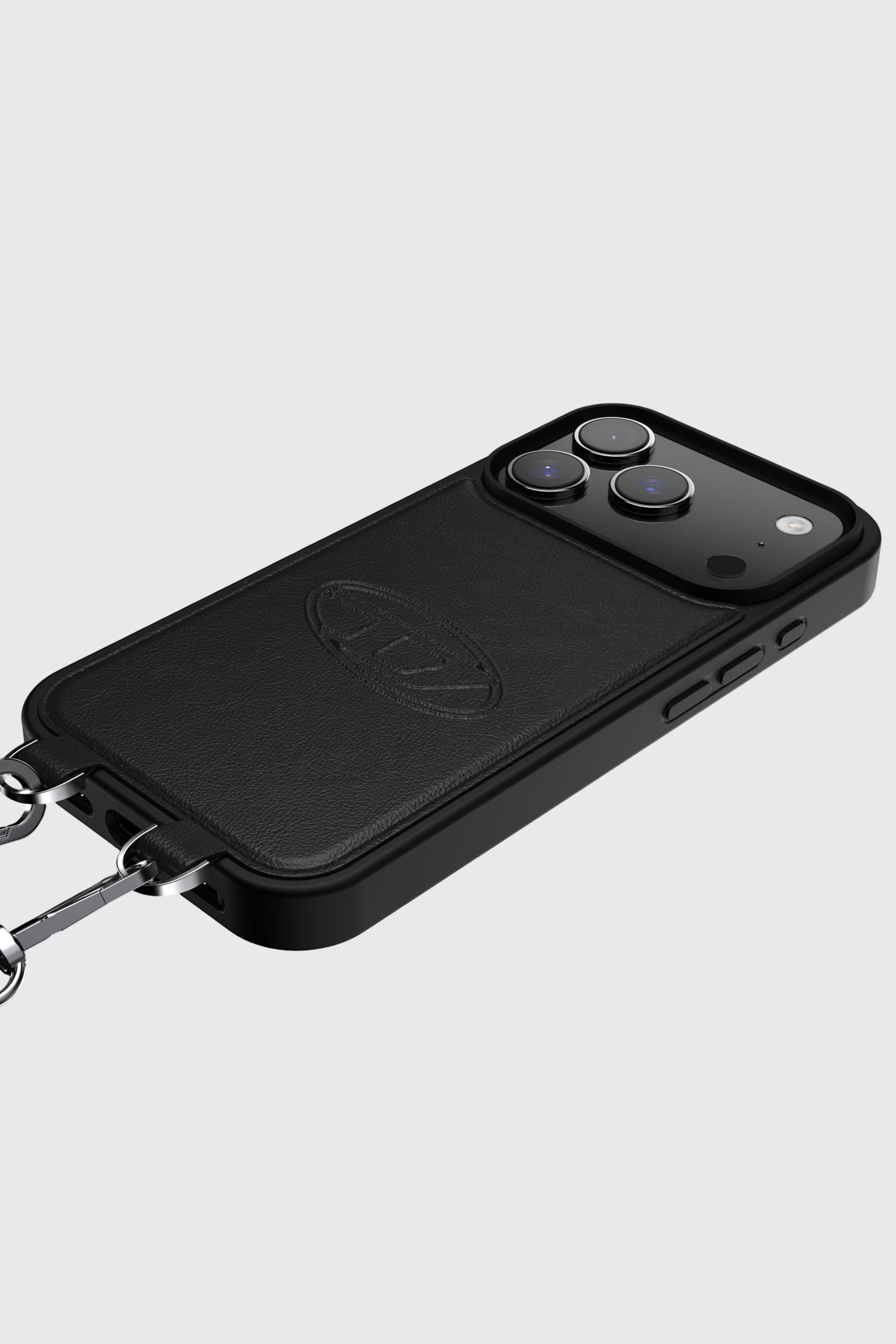 Diesel - 60662 MOULDED CASE, Unisex Oval D H&uuml;lle mit Handschlaufe und MagSafe f&uuml;r iPhone 17 Pro in Schwarz - 5