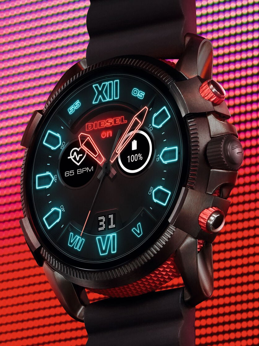 DT2010 Herren: Full Guard 2.5 smartwatch schwarzes silikon | Diesel
