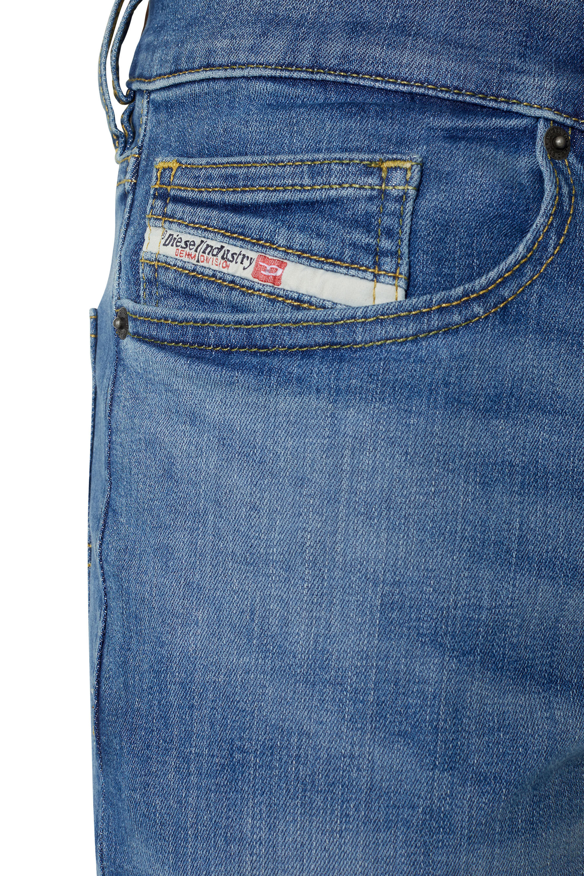 Diesel - D-Luster 0ELAV Slim Jeans, Mittelblau - Image 6