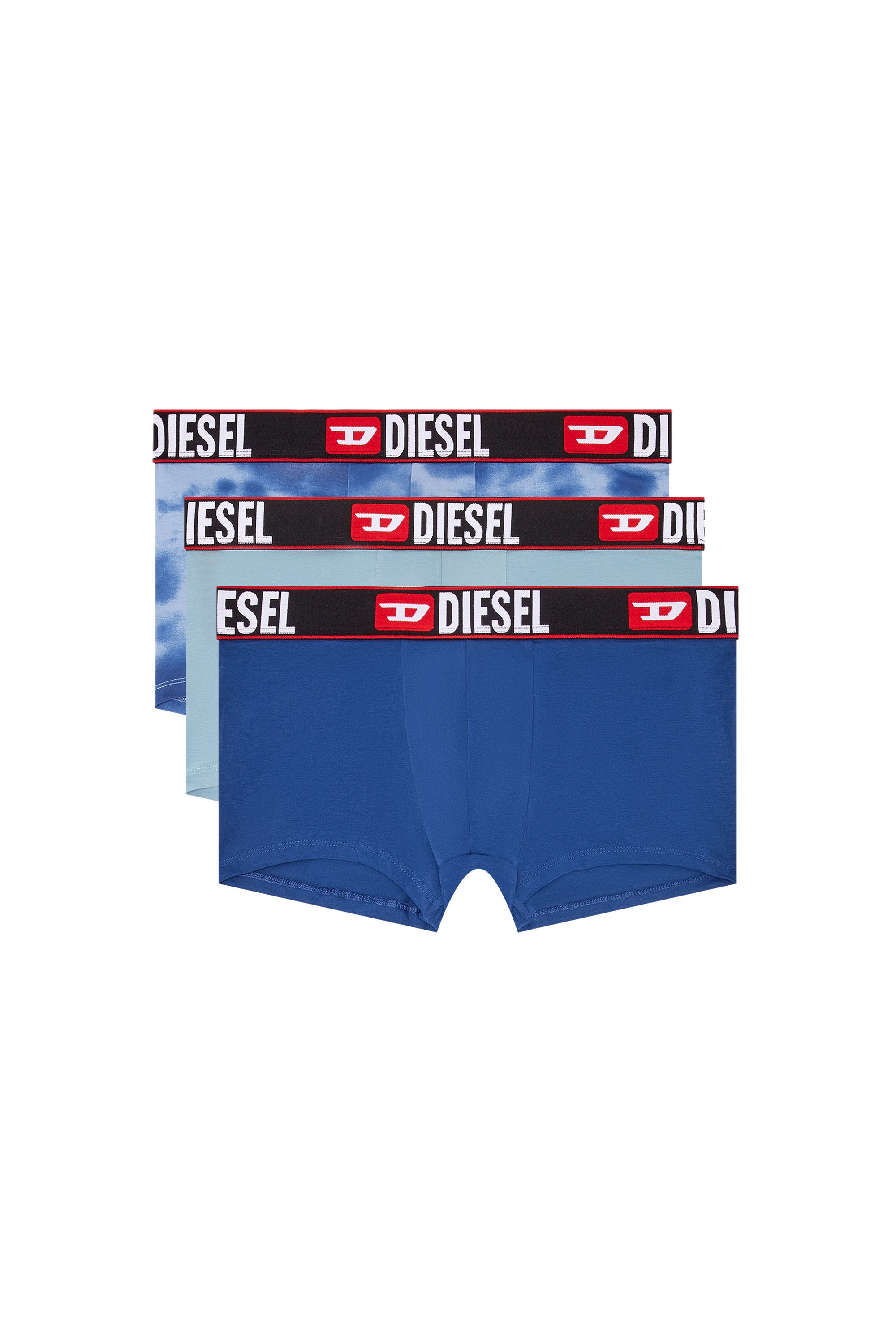 Diesel - UMBX-DAMIENTHREEPACK, Herren Retropants mit Wolken-Motiv im Dreierpack in Blau - 2