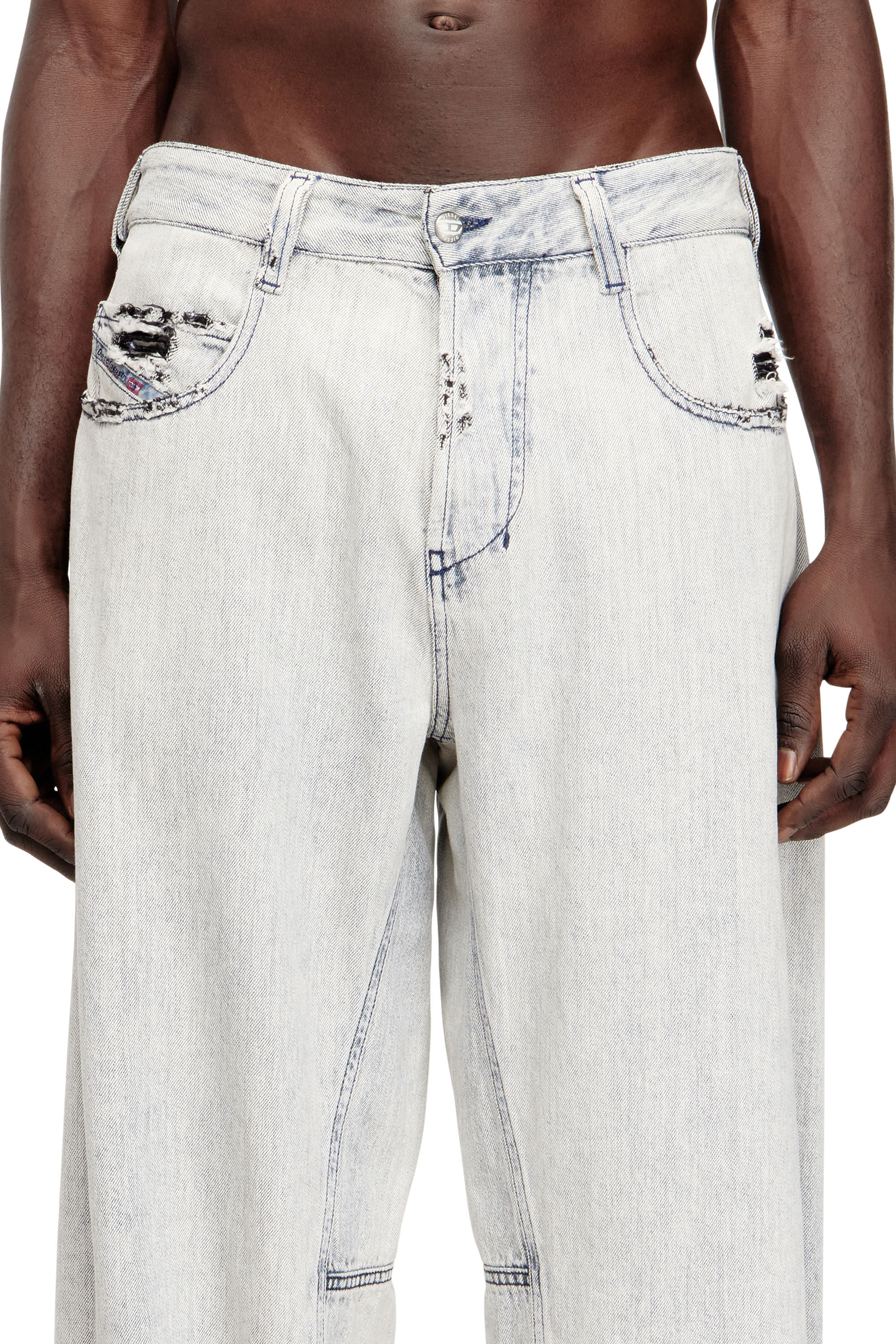 Diesel - Unisex Relaxed Jeans 1997 D-Enim-M 068UR, Hellblau - 5