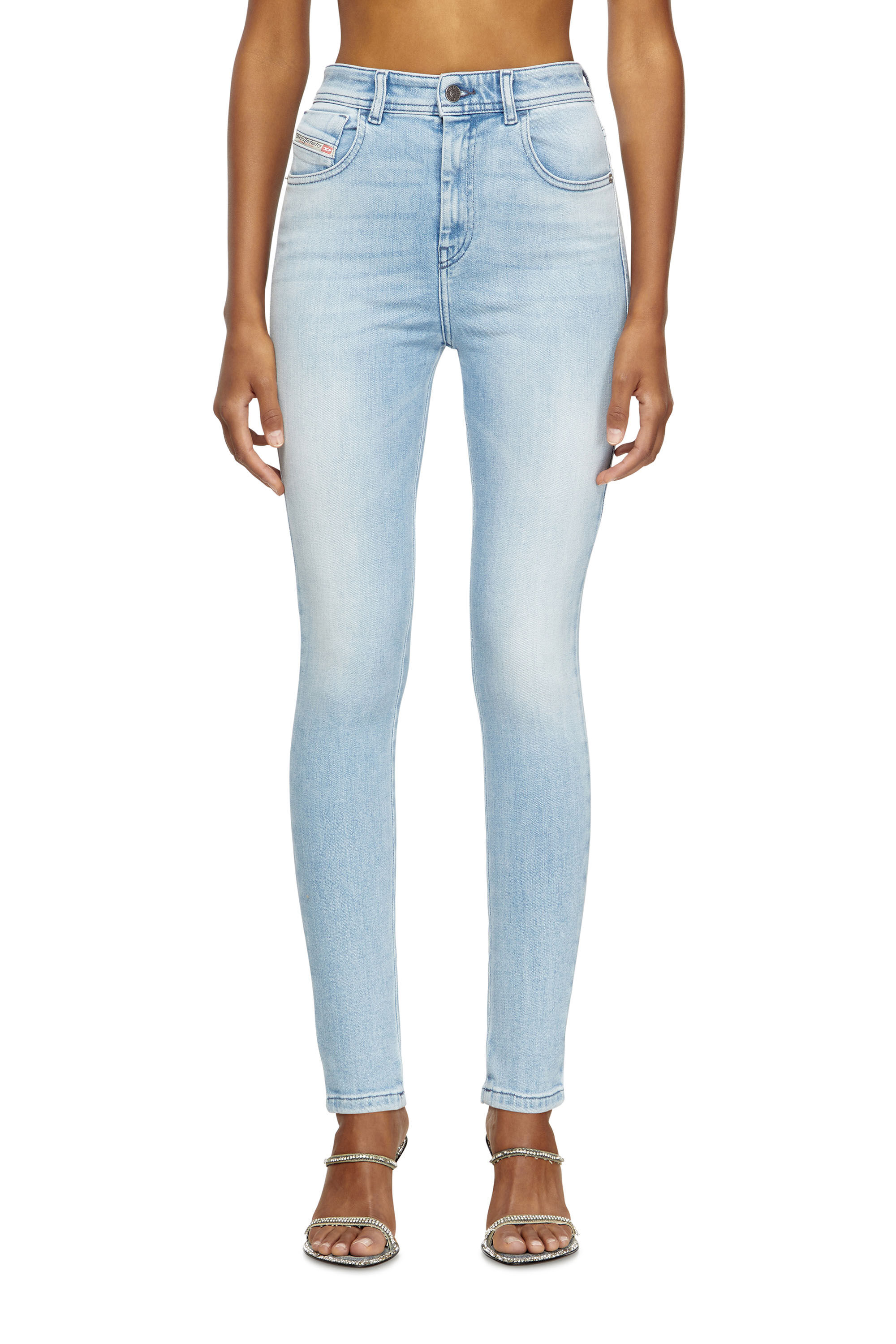 Diesel - Damen Skinny Jeans 1984 Slandy-High 09M05, Hellblau - 3