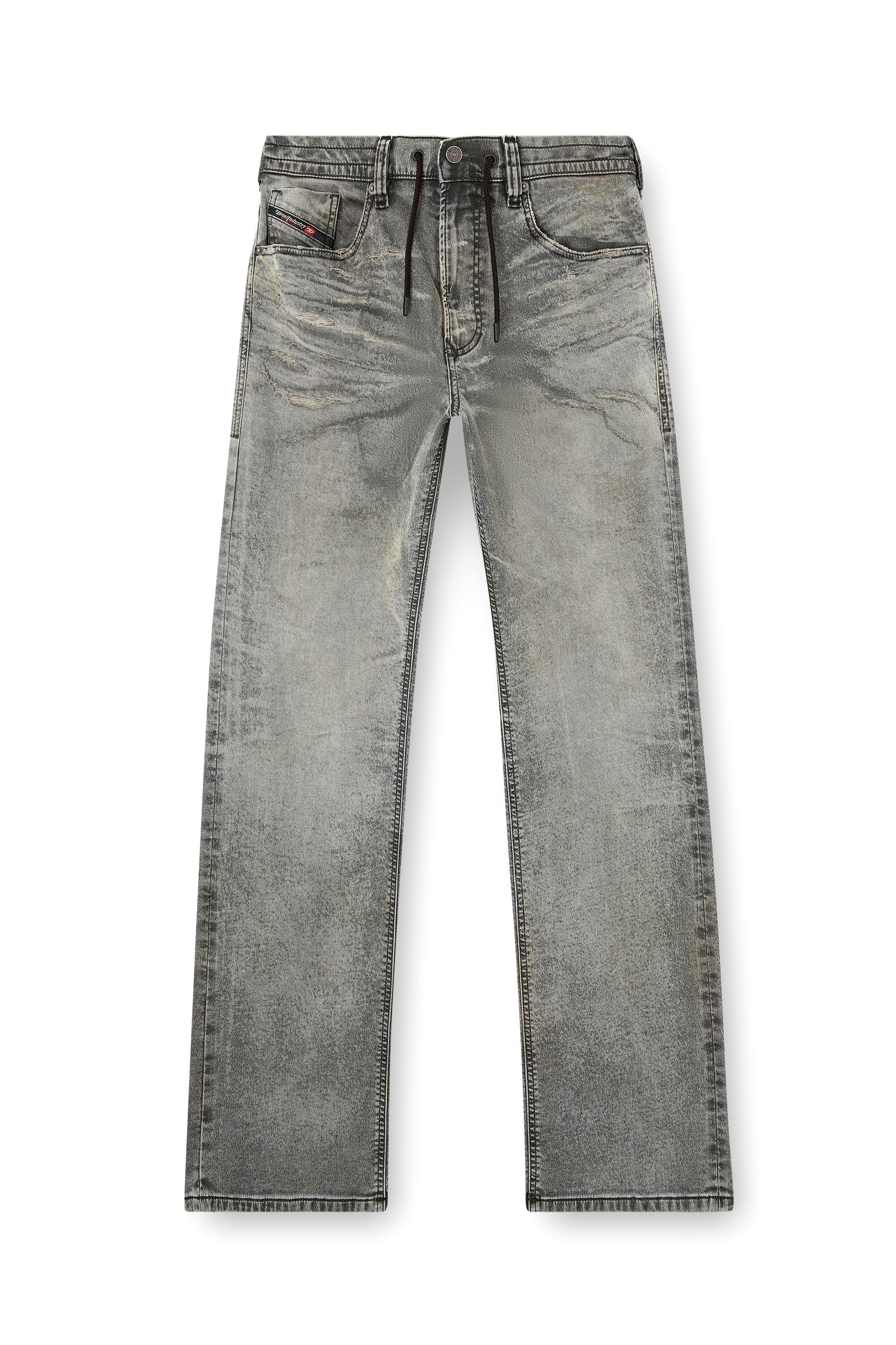 Diesel - Herren Relaxed 2080 D-Reel Joggjeans® 09M35, Schwarz/Dunkelgrau - 2