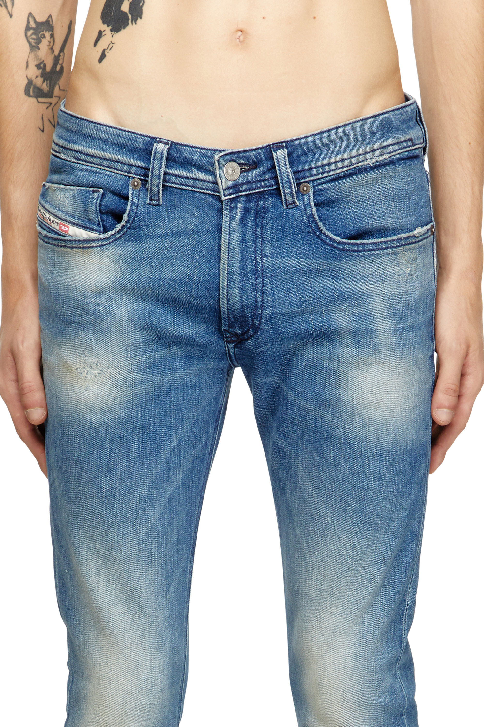 Diesel - Herren Skinny Jeans 1979 Sleenker 0DBDR, Mittelblau - 5