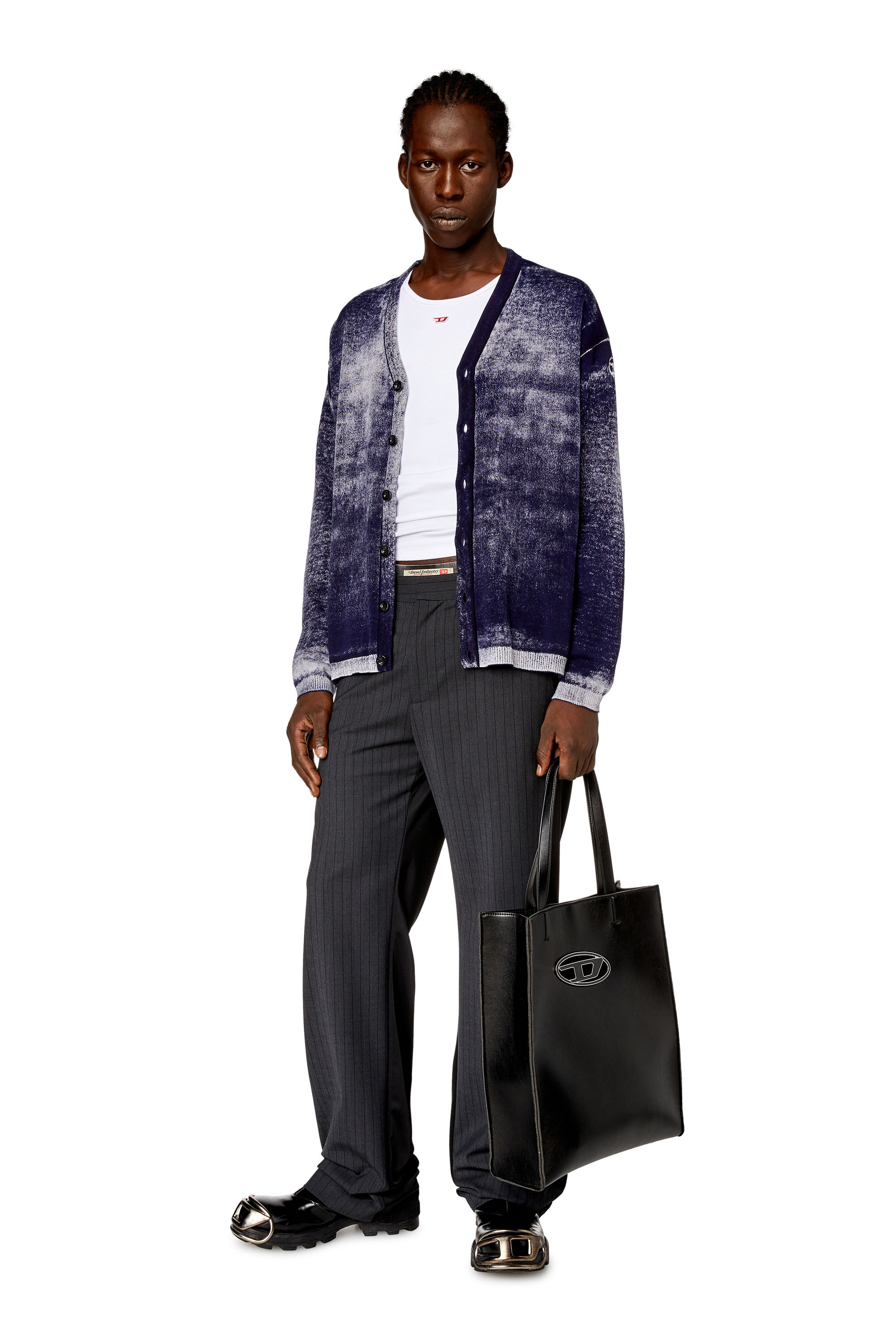 Diesel - K-LARENCE-CARDIGAN-B, Dunkelblau - Image 1