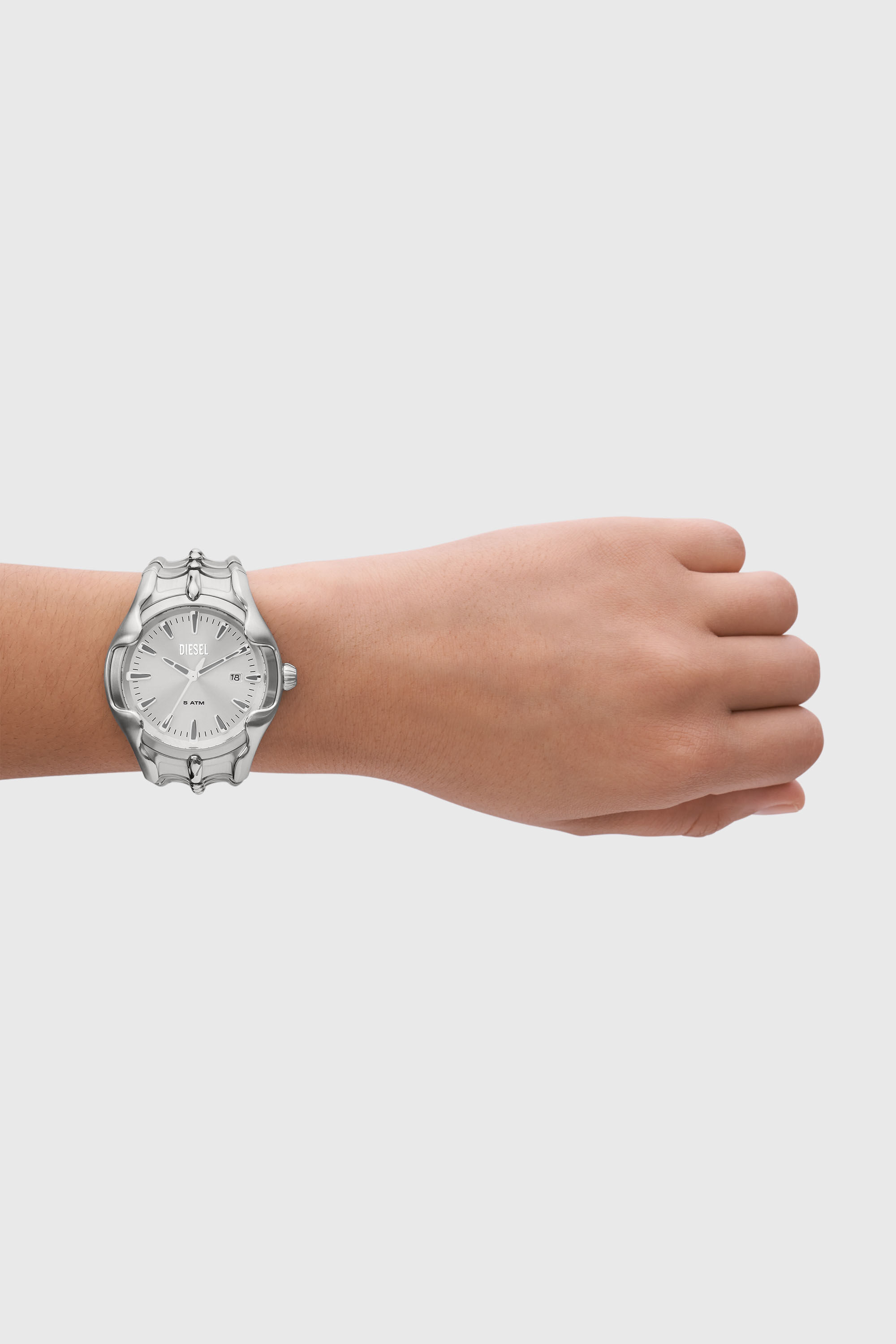 Diesel - DZ2185, Herren Vert Chronograph Edelstahl in Silber - 4