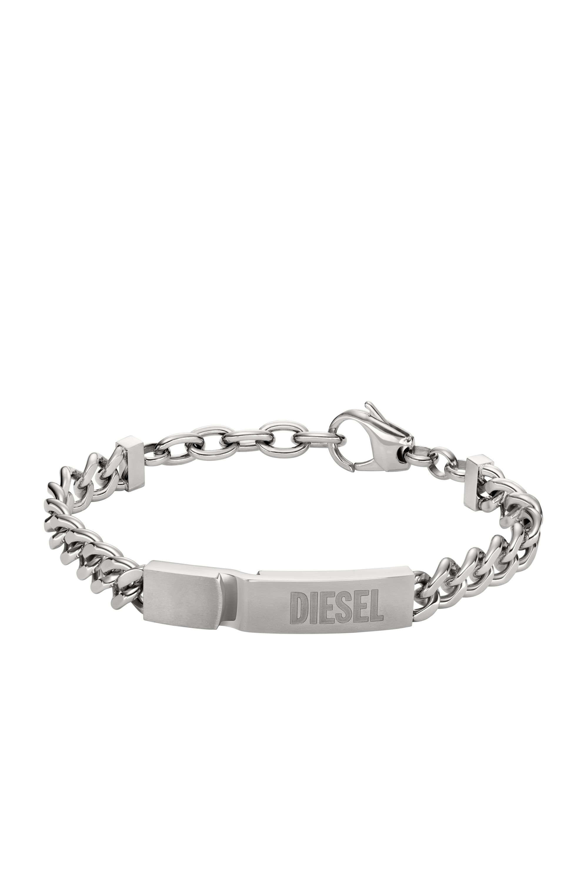 Diesel - DX0966, Herren Armand mit Hundemarke in Silber - 1