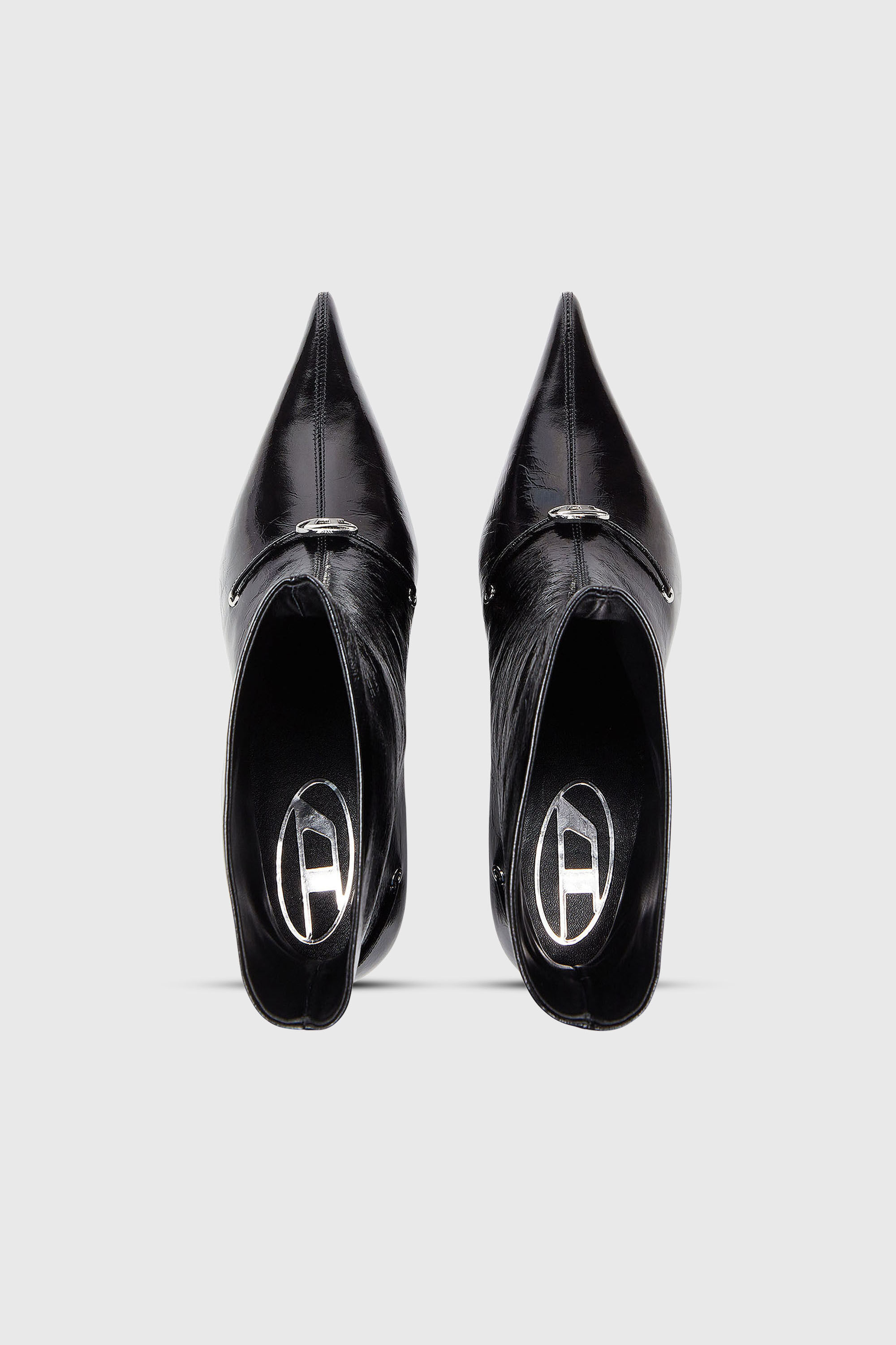 Diesel - D-JEWELS  40 TUBE, Damen D-Jewels - Stiefeletten aus Lackleder in Schwarz - 5