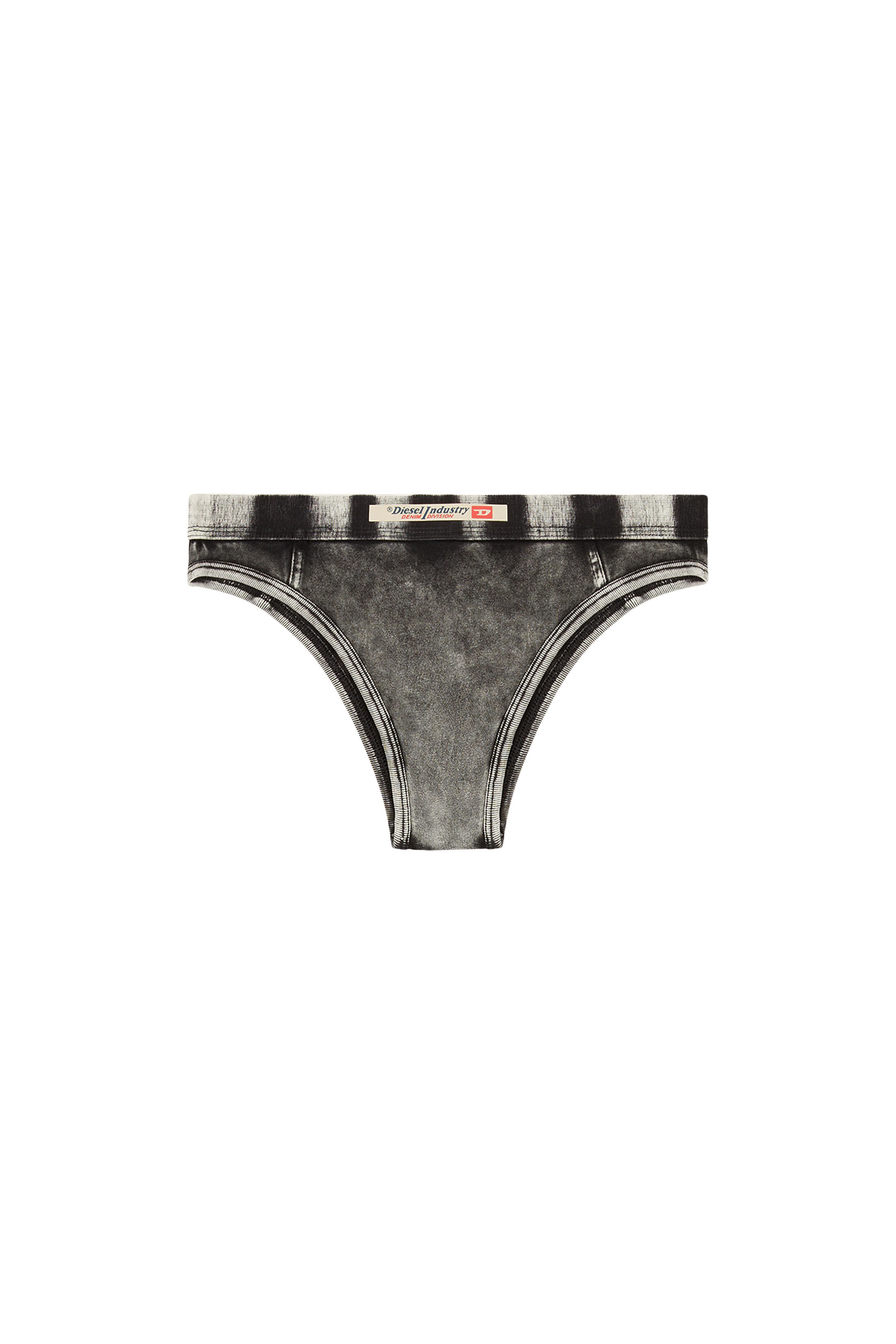 Diesel - CLODIA-DNM, Damen Briefs aus Jersey mit Denim-Effekt in Schwarz - 2