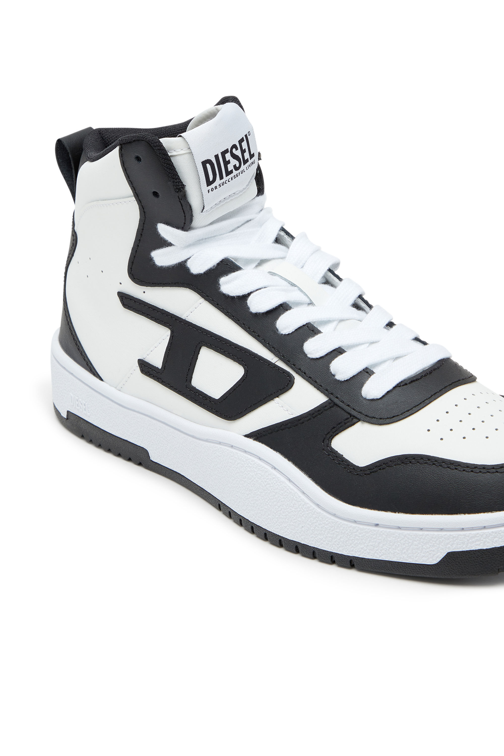 Diesel - S-UKIYO V2 MID, Herren S-Ukiyo-High Top-Sneakers aus Leder in Bunt - Image 6