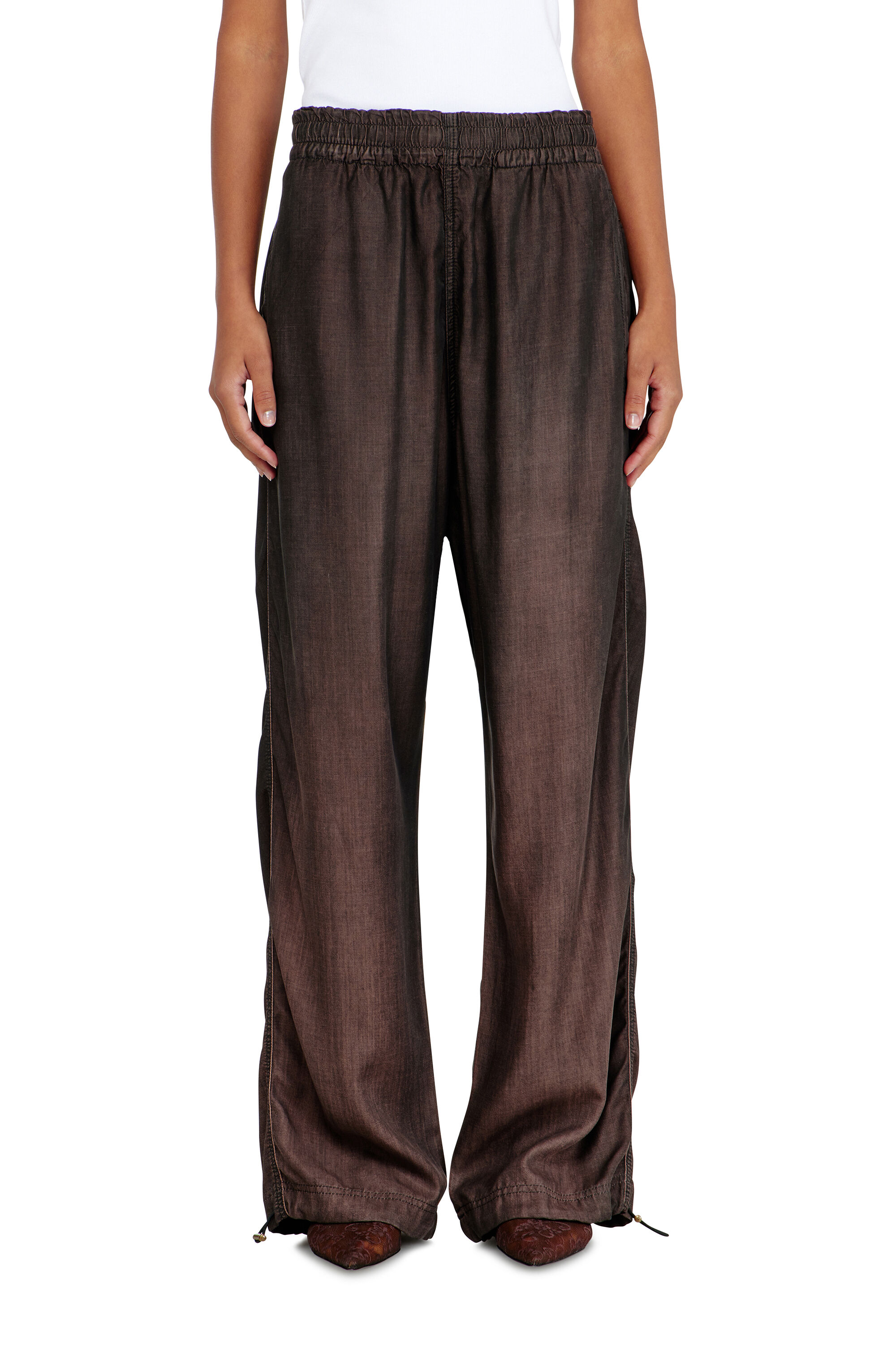 Diesel - Unisex Relaxed Jeans D-Roder 068YF, Dunkelbraun - 4