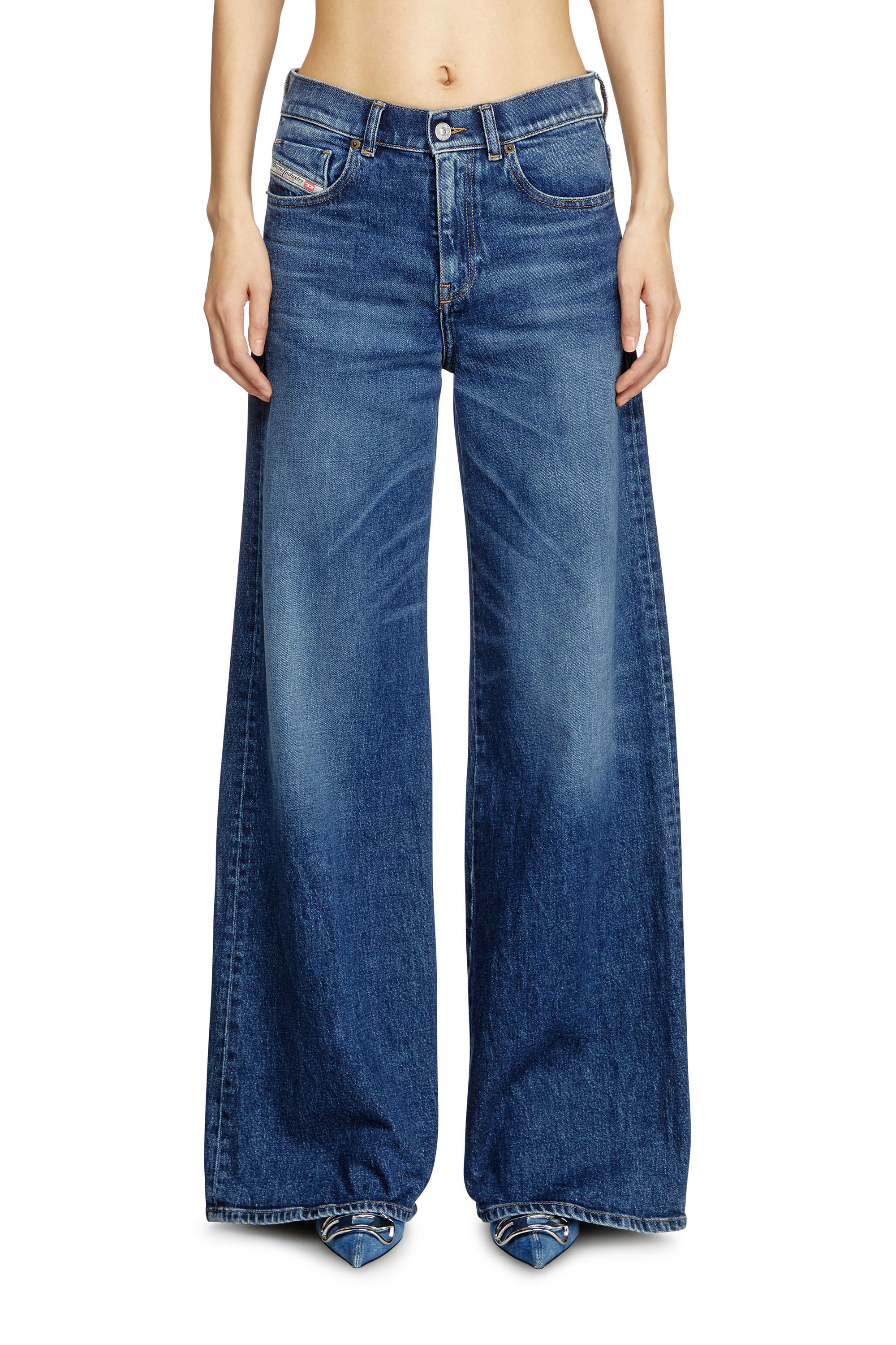 Diesel - Damen Flare Jeans 1978 D-Akemi 09L21, Dunkelblau - 3