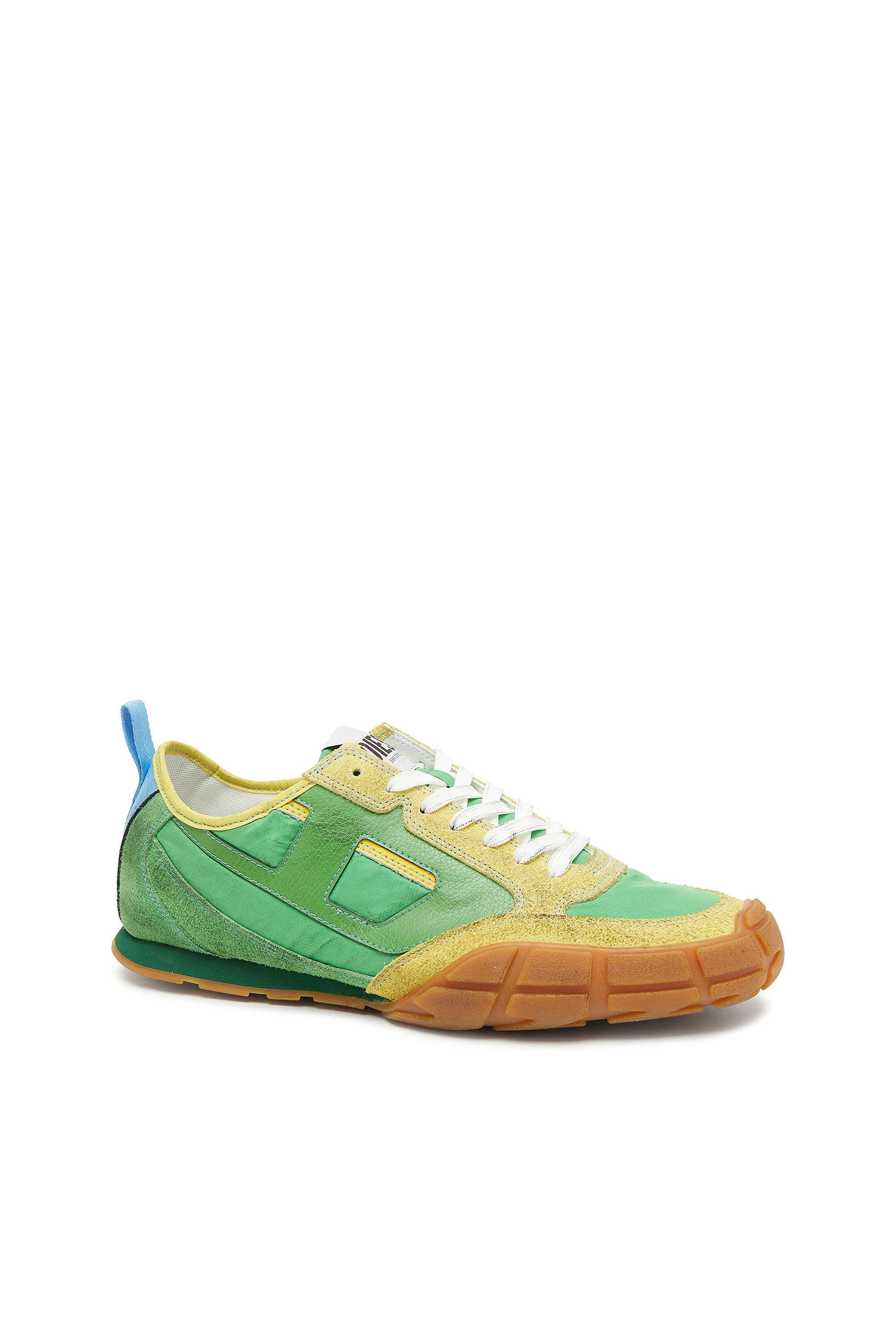 Diesel - S-PAGODHA LOW, Herren S-Pagodha &ndash; Sneakers aus Leder und Nylon in Gr&uuml;n - 6