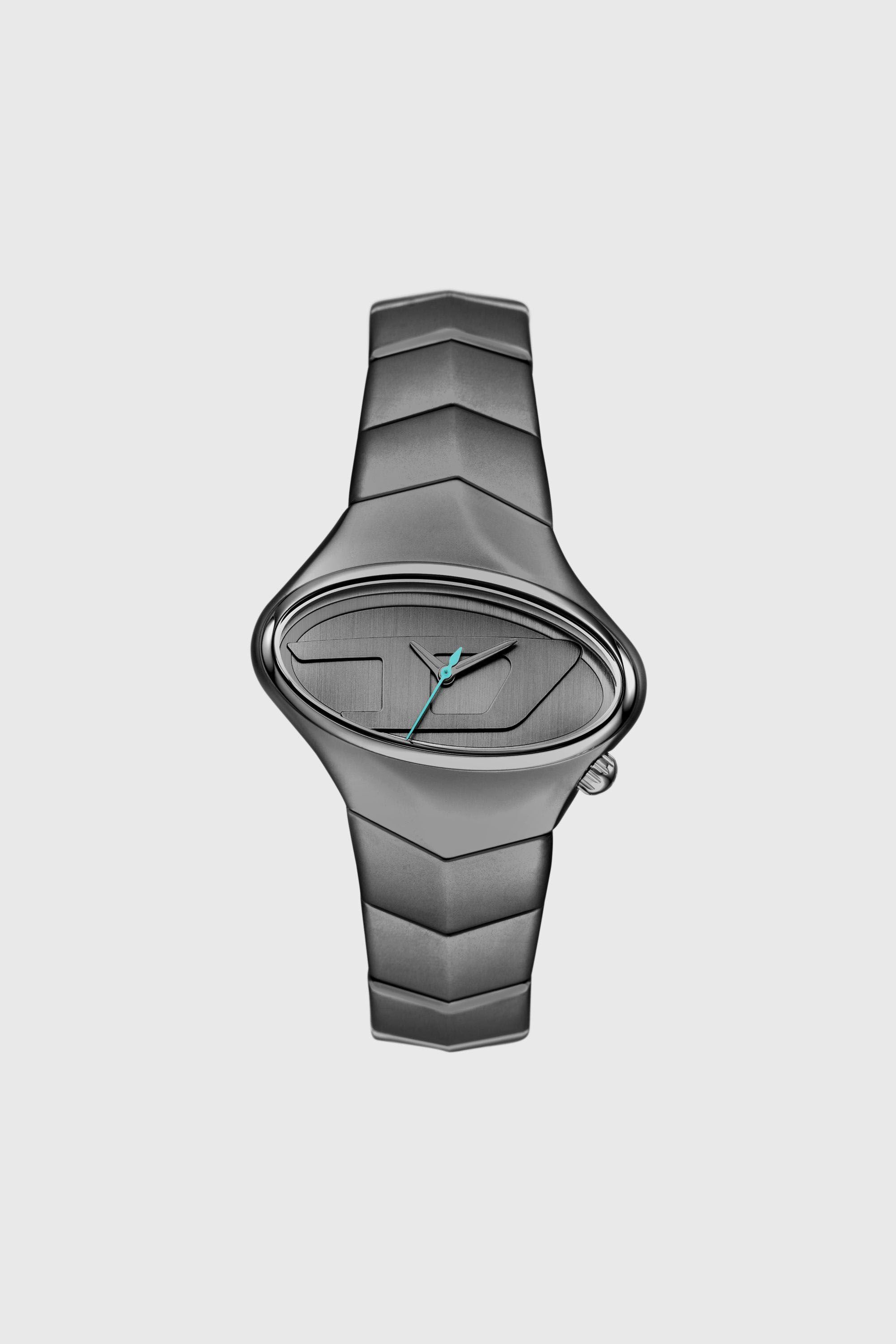 Diesel - DZ2229 WATCH, Herren D-Rush Armbanduhr aus Edelstahl in Gunmetal in Dunkelgrau - 1