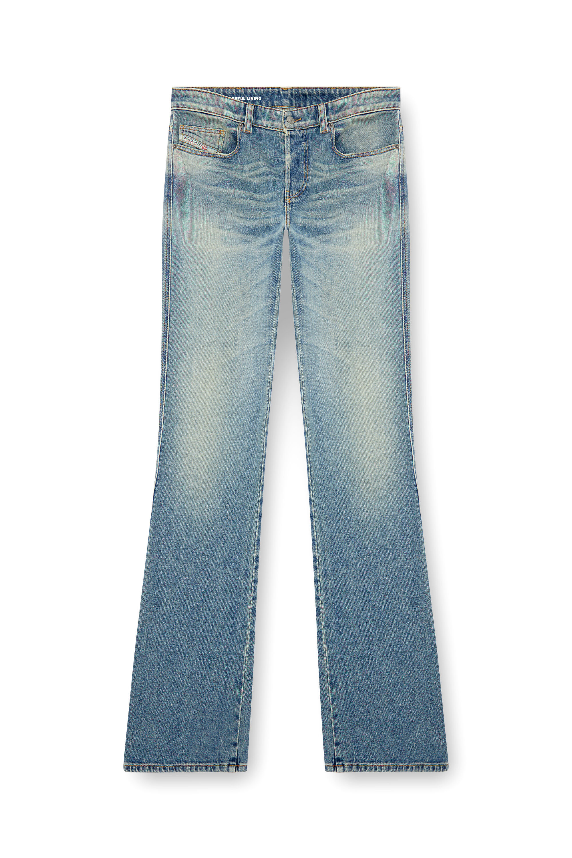 Diesel - Herren Bootcut Jeans 1998 D-Buck 09J55, Hellblau - Image 2