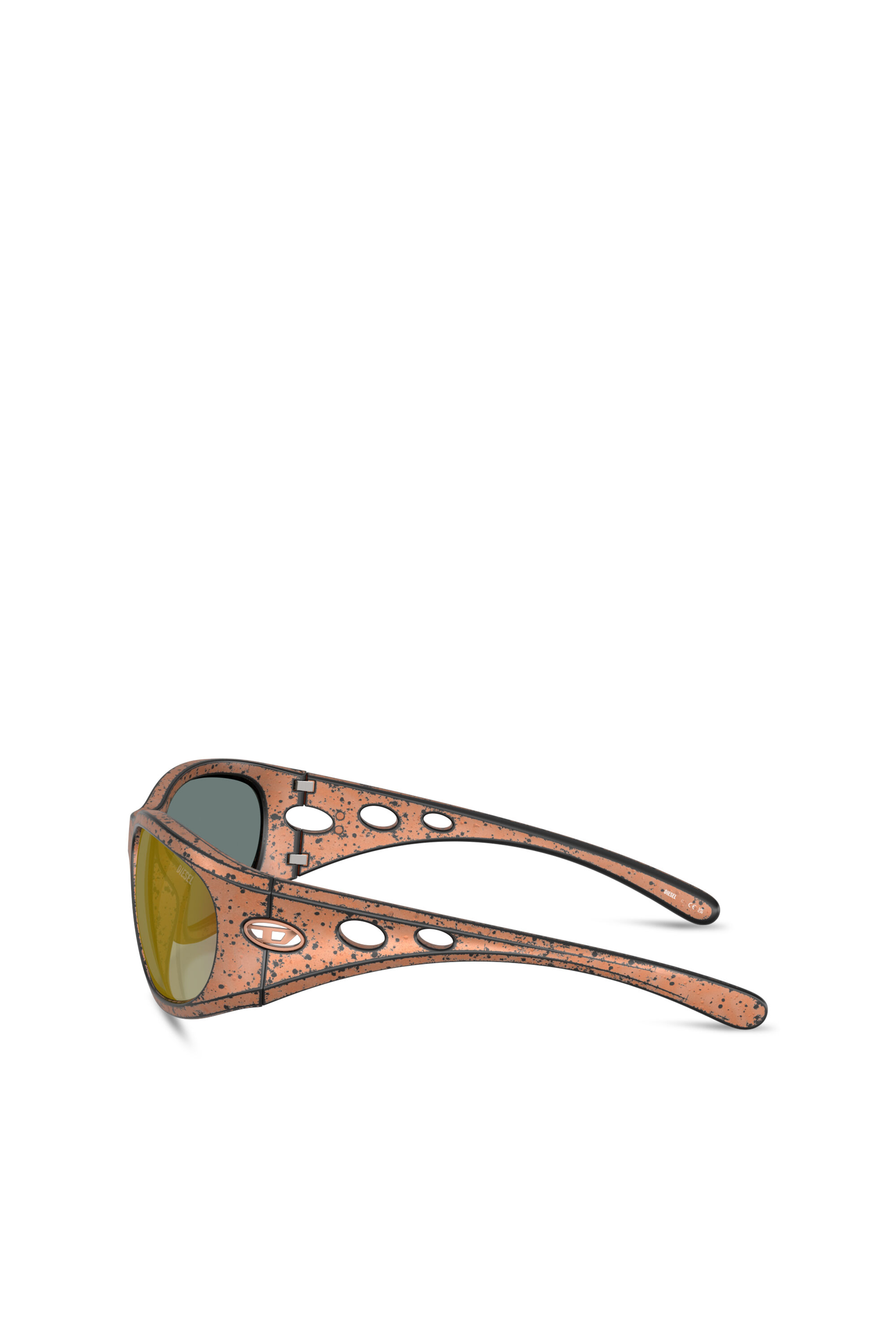 Diesel - 0DL3012U, Unisex Rechteckige Sonnenbrillen in Braun - 2