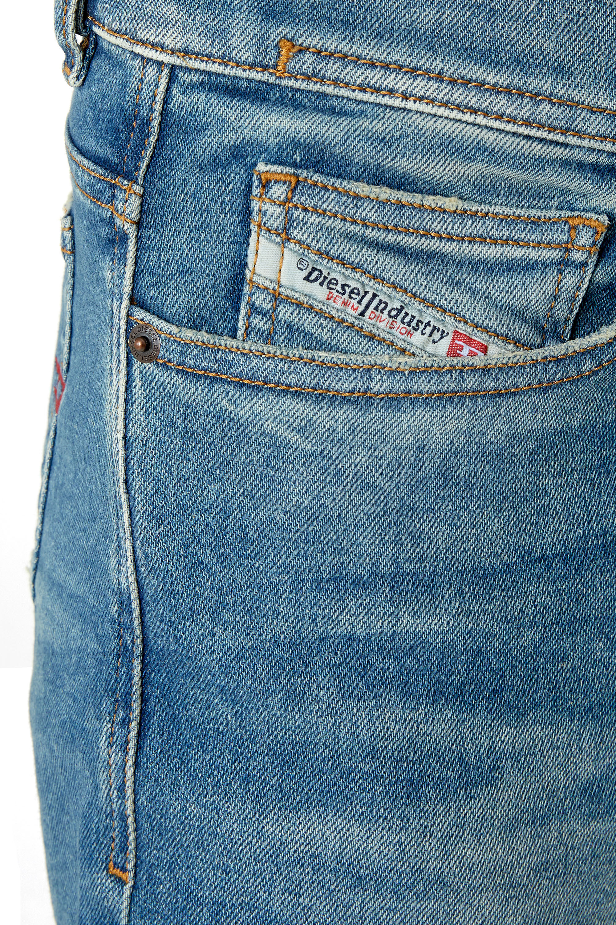 Diesel - 1983 D-Amny 09E88 Skinny Jeans, Mittelblau - Image 5