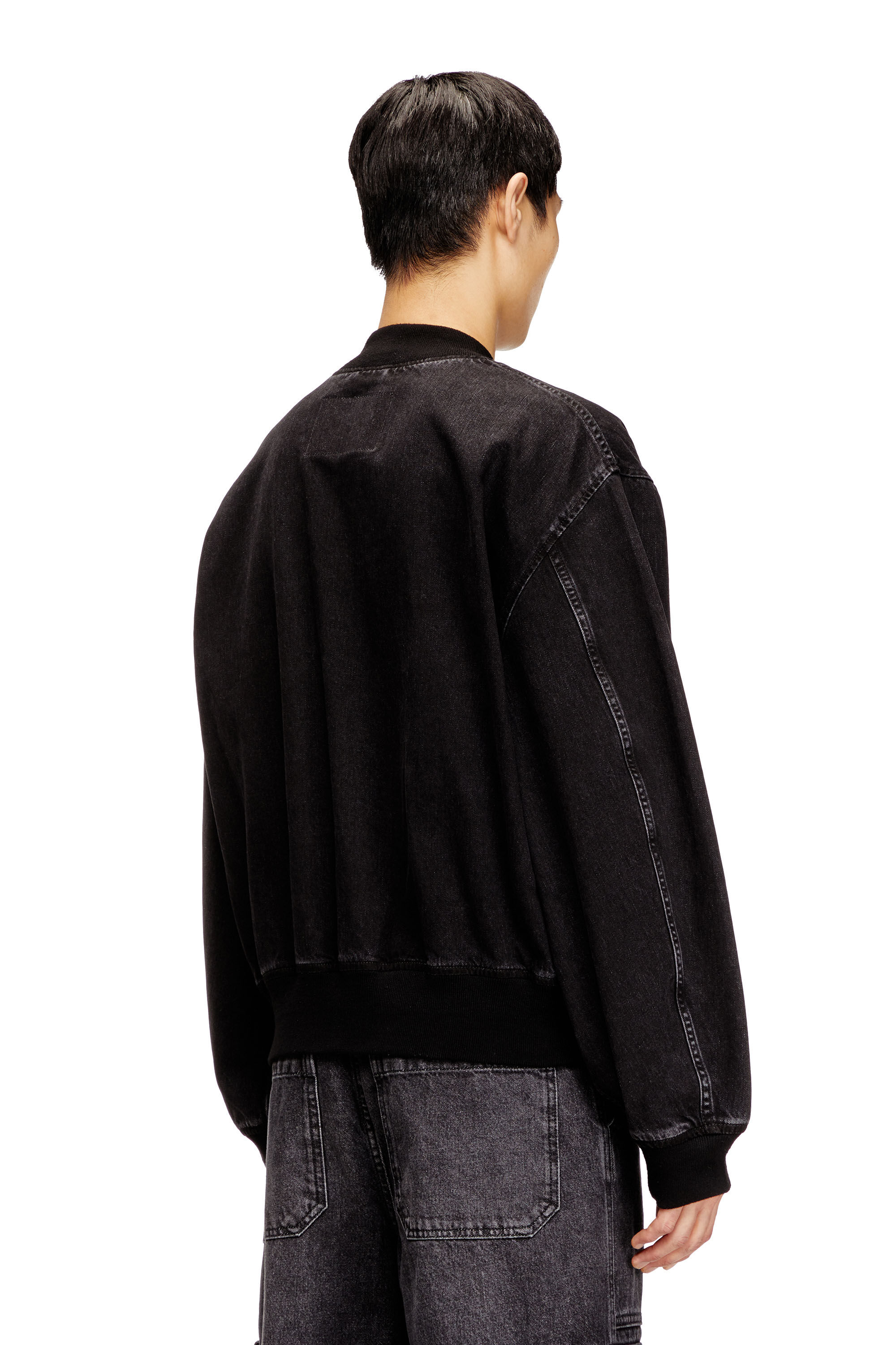 Diesel - D-GUZ, Unisex Bomberjacke aus Denim in null - 4