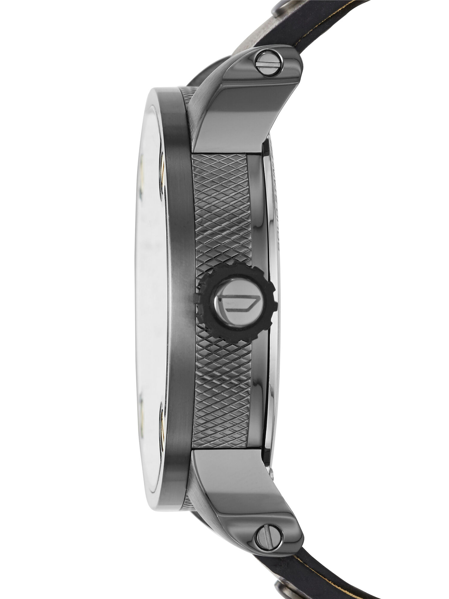 Diesel - DZ7364, Herren Olivfarbene Uhr mit metallgrauem Ziffernblatt, 51 mm in Dunkelbraun - 2