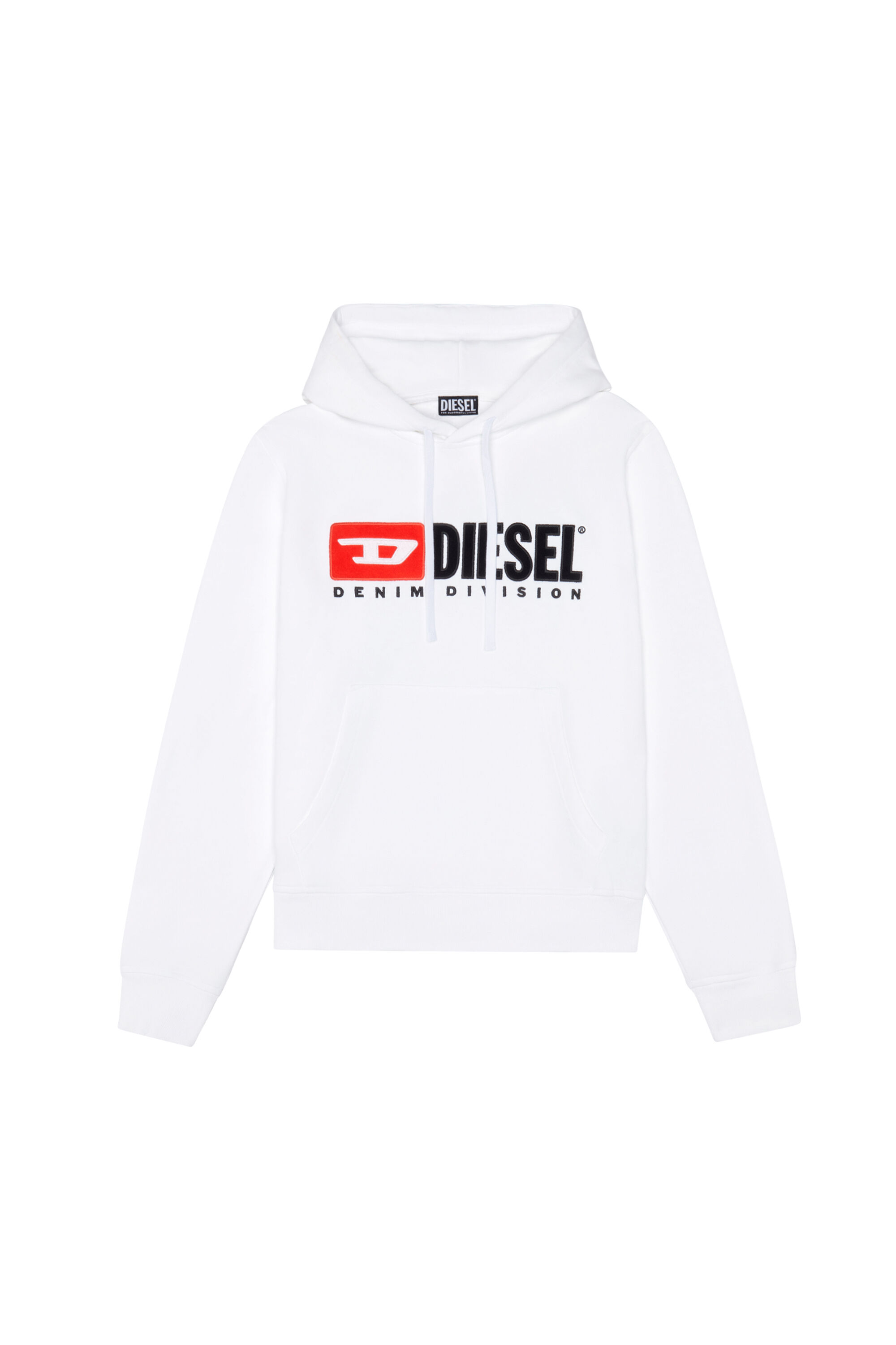 S GINN HOOD DIV Herren Hoodie mit Logo Applikation Diesel
