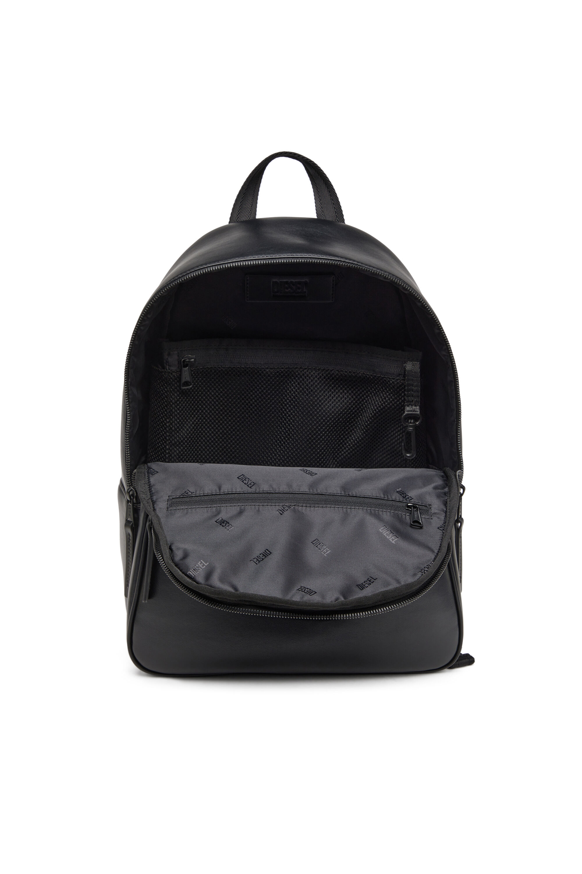 Herren Rucksack aus Neopren und PU Schwarz Diesel