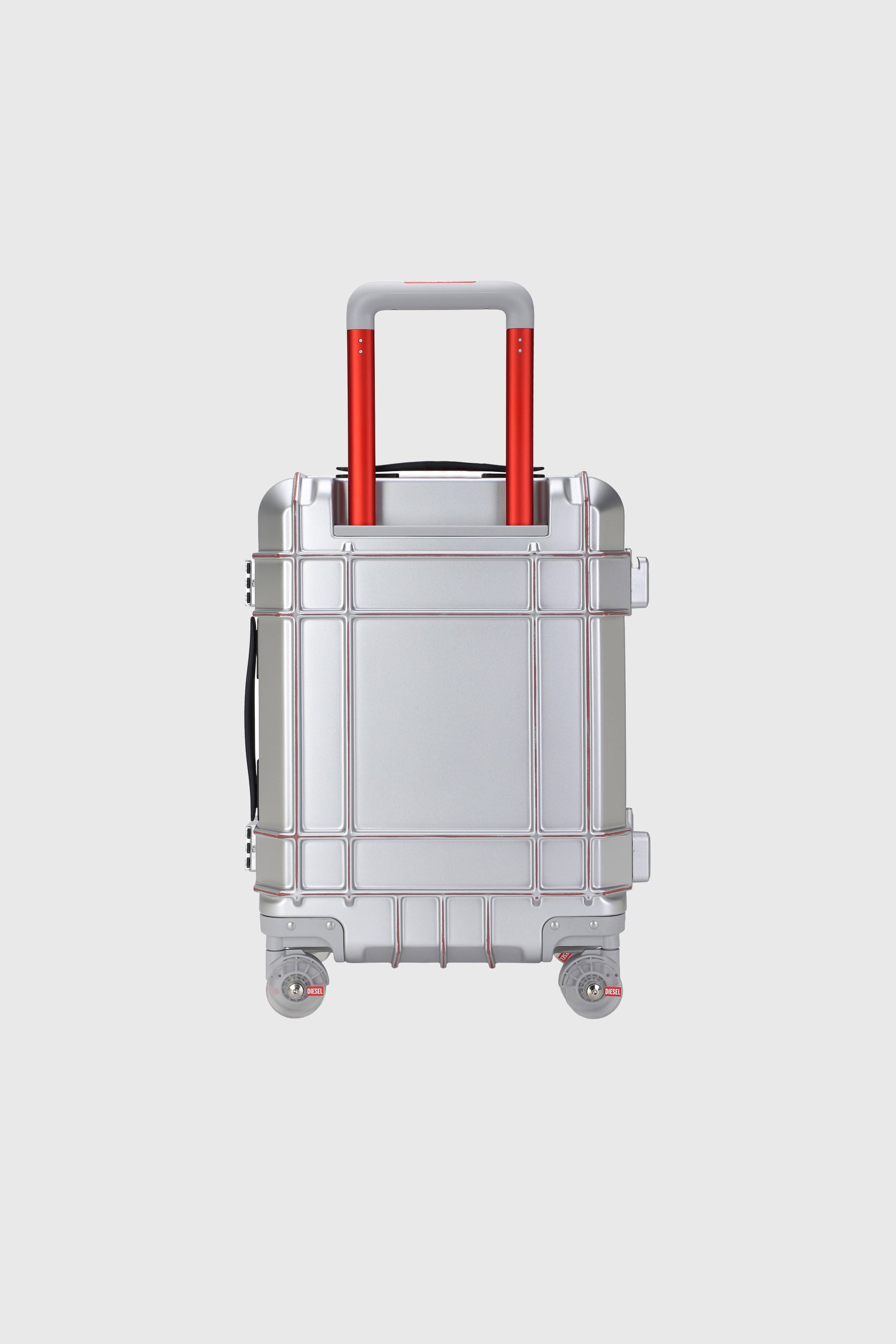Diesel - DIESEL PC STRONG IMAGE TROLLEY- DSL003, Unisex Robuster Koffer Gr&ouml;&szlig;e S in Silber - 3