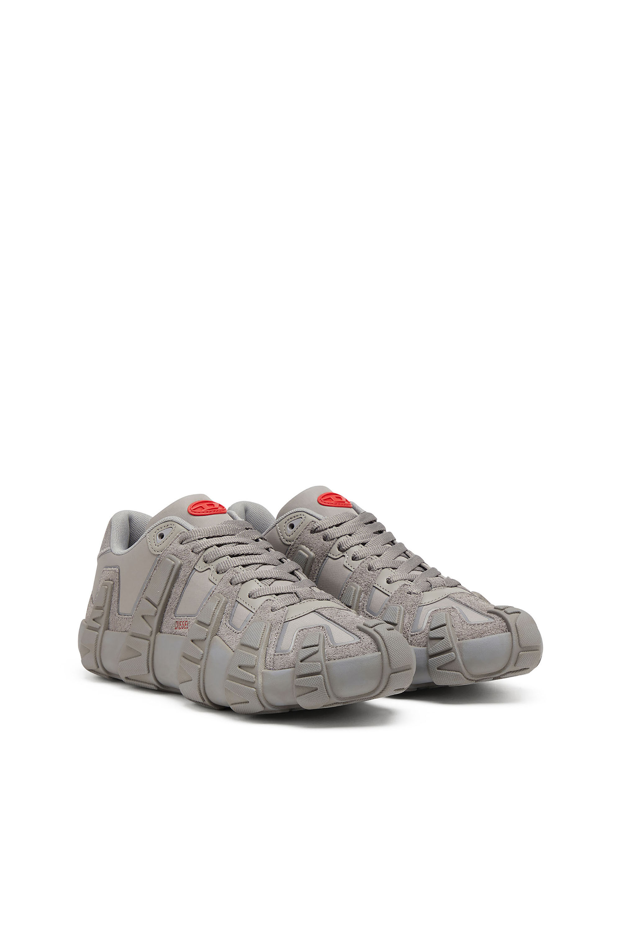 Diesel - S-D-GRIFFE LOW, Herren S-D-Griffe - Turnschuhe aus Nylon in Grau - 2