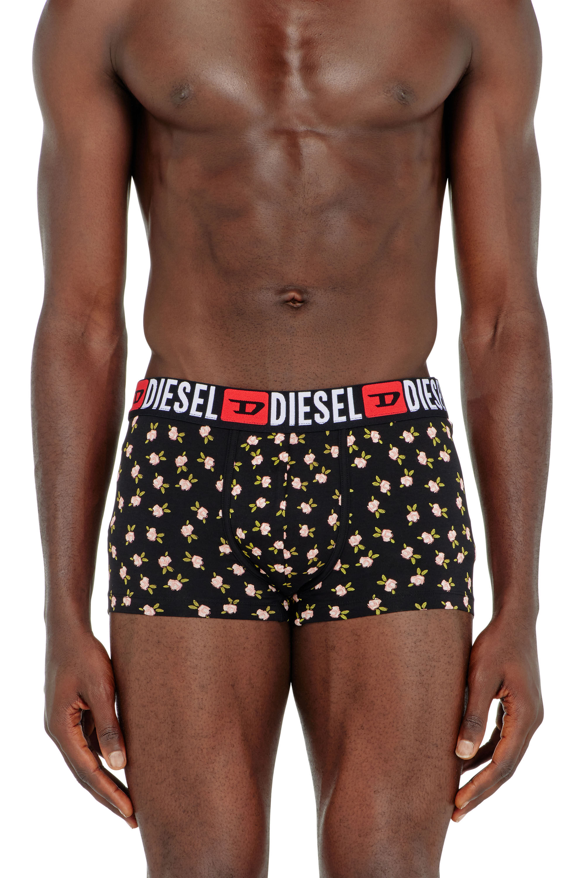 Diesel - UMBX-DAMIENTHREEPACK, Herren 3er-Pack Stretch-Baumwoll-Trunks mit Blumenmuster in null - 3