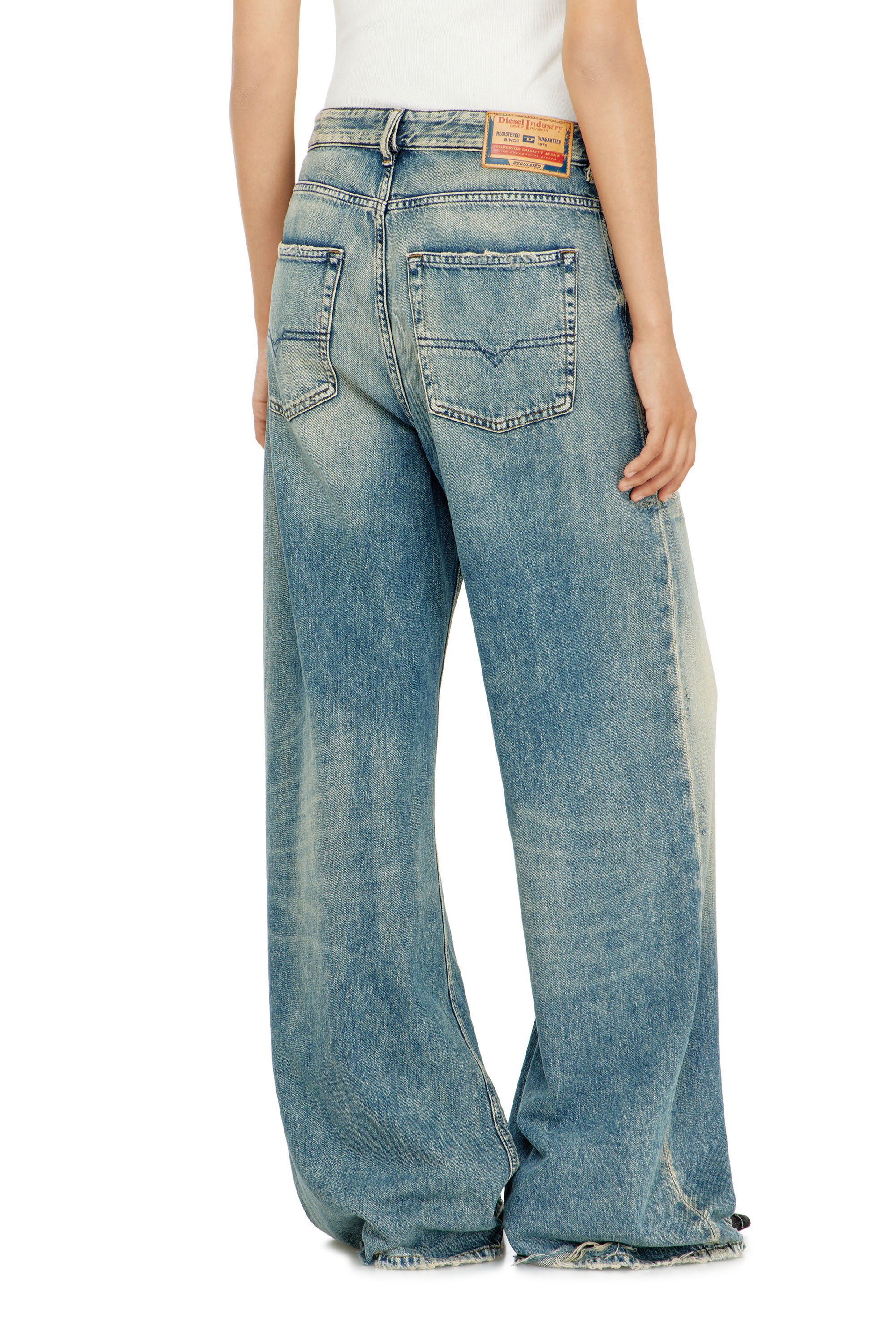Diesel - Damen Relaxed Jeans 1996 D-Sire 09P62, Mittelblau - 5