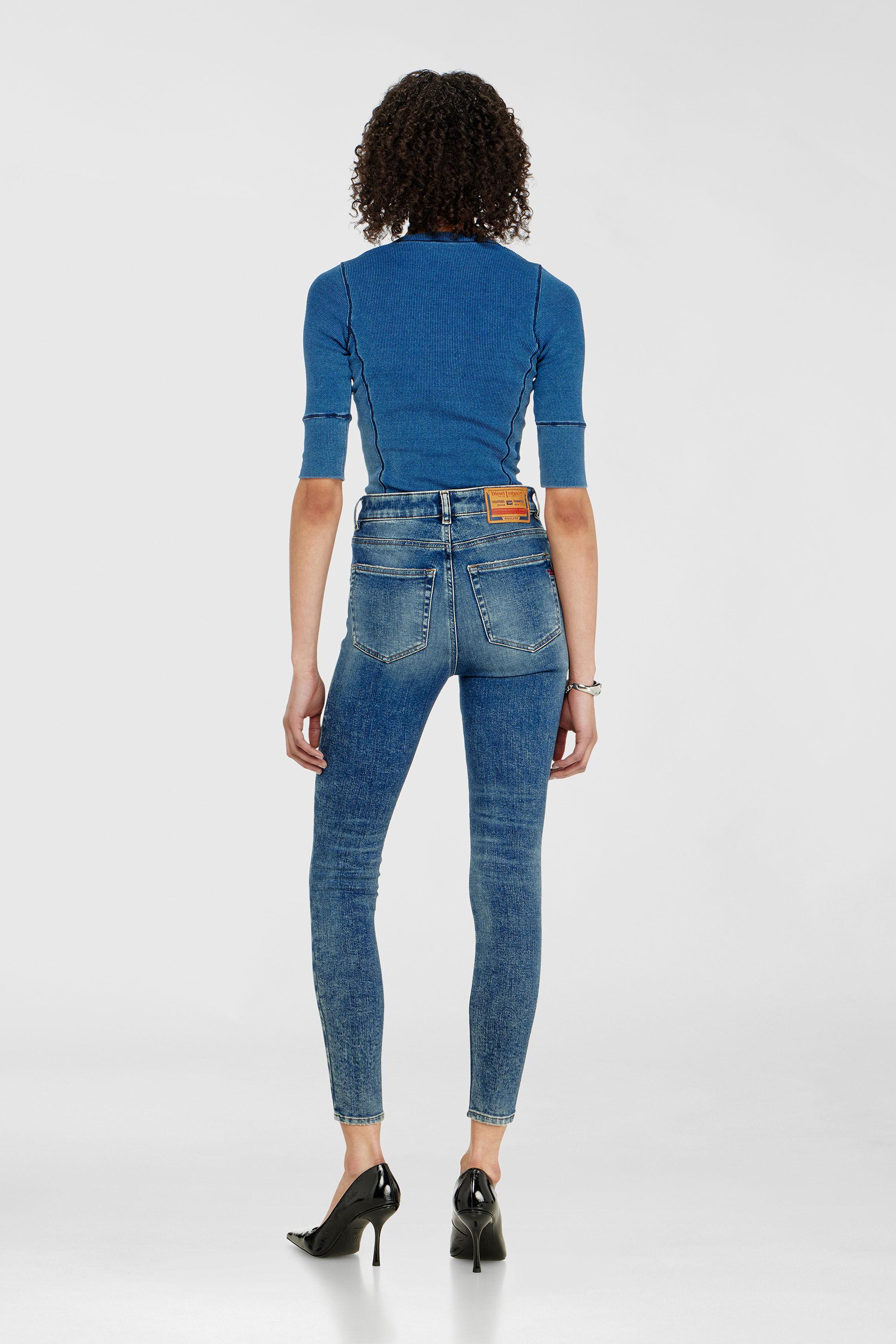 Diesel - Damen Skinny Jeans 1984 Slandy-High 09P72, Mittelblau - 3
