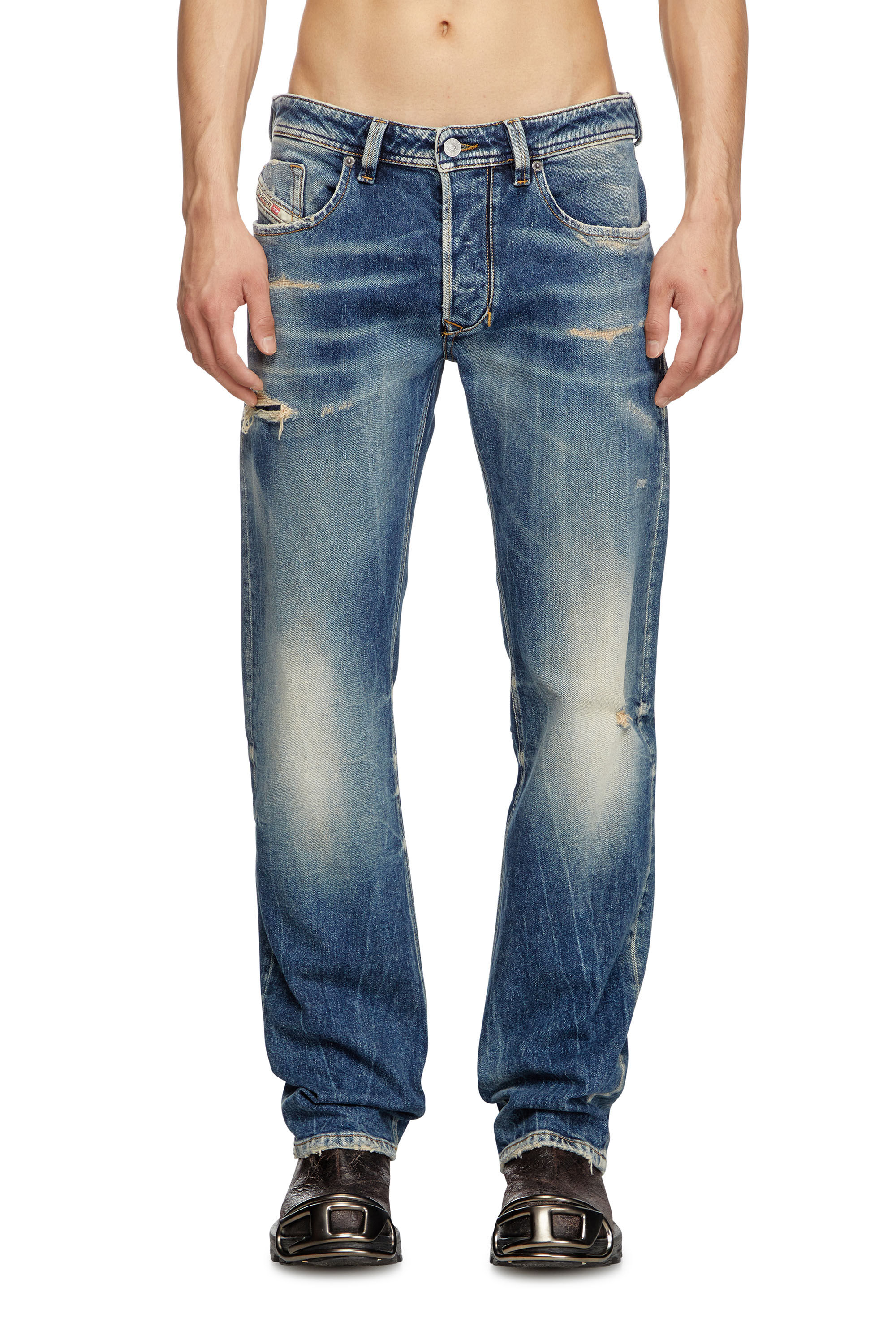 Diesel - Herren Regular Jeans 1985 Larkee 007Y6, Dunkelblau - 3
