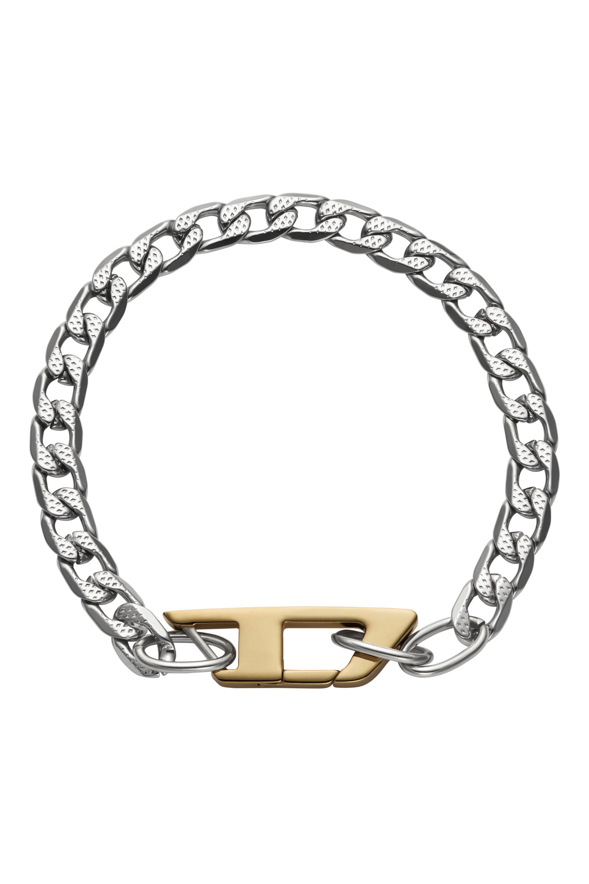 Diesel - DX1338, Unisex Armband aus Edelstahl in Silber - 1